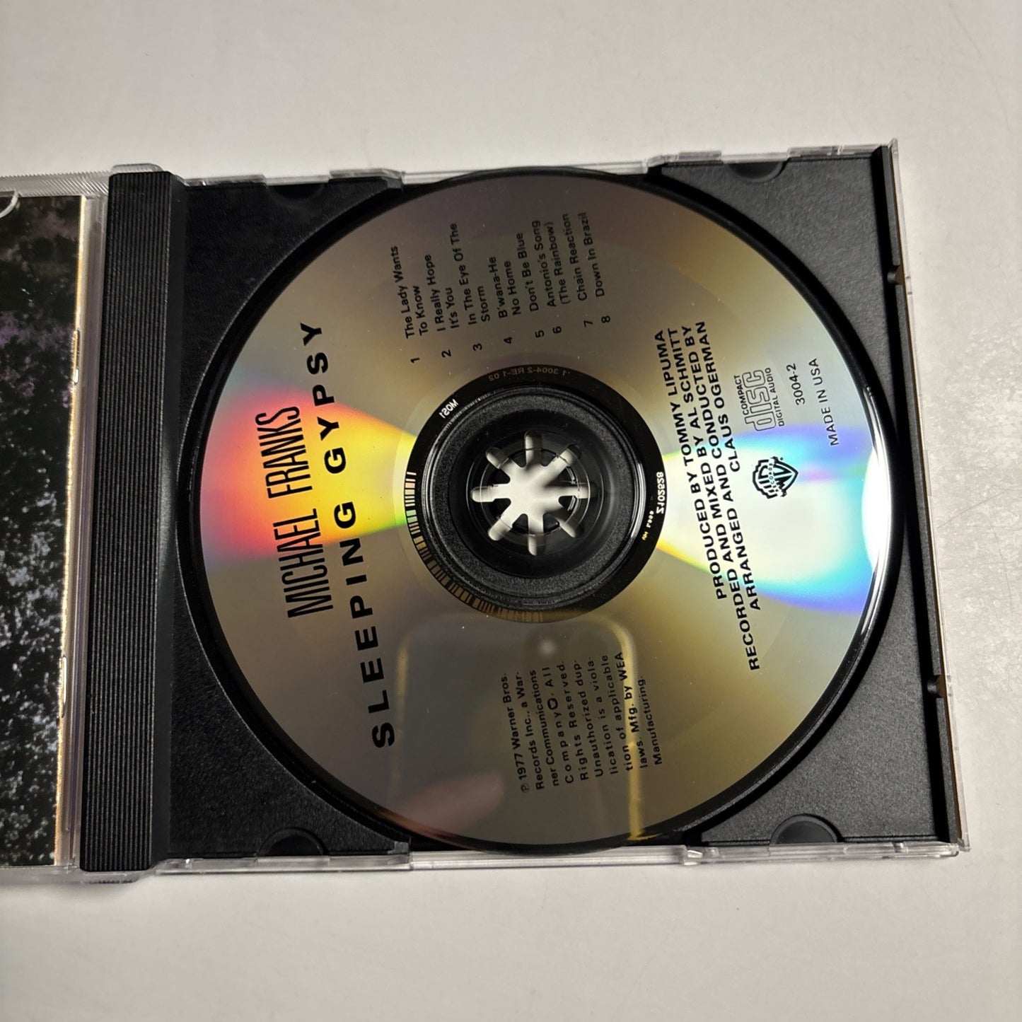 Michael Franks – Sleeping Gypsy (CD, 1990)  US 3004-2