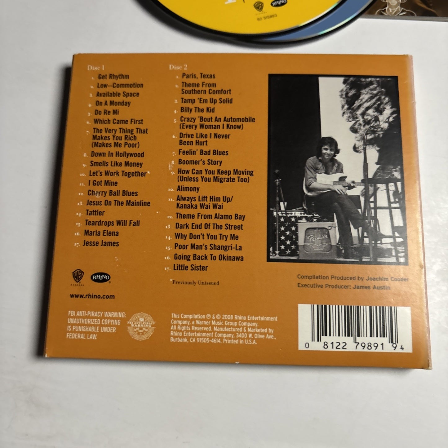 Ry Cooder – The UFO Has Landed (CD, 2008) US R2 515893