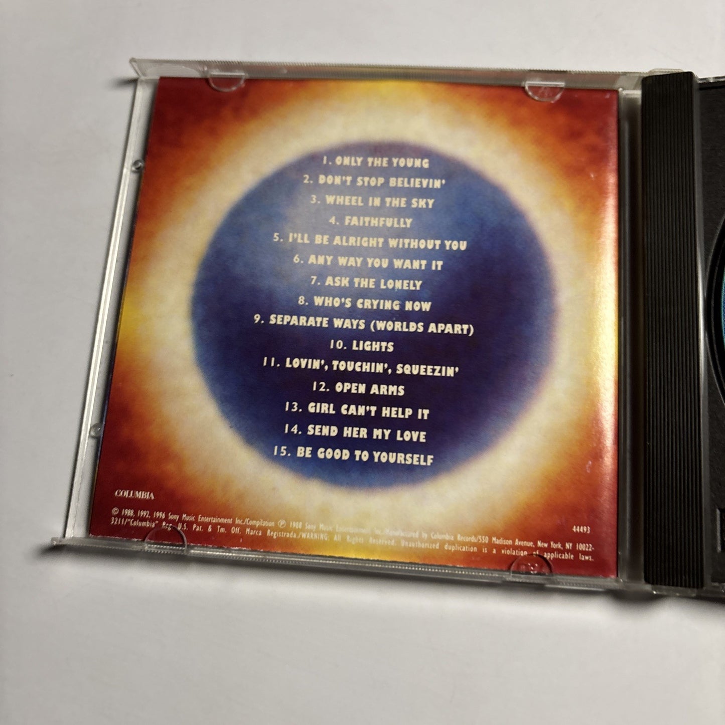 Journey – Greatest Hits (CD, 1996) US CK 44493