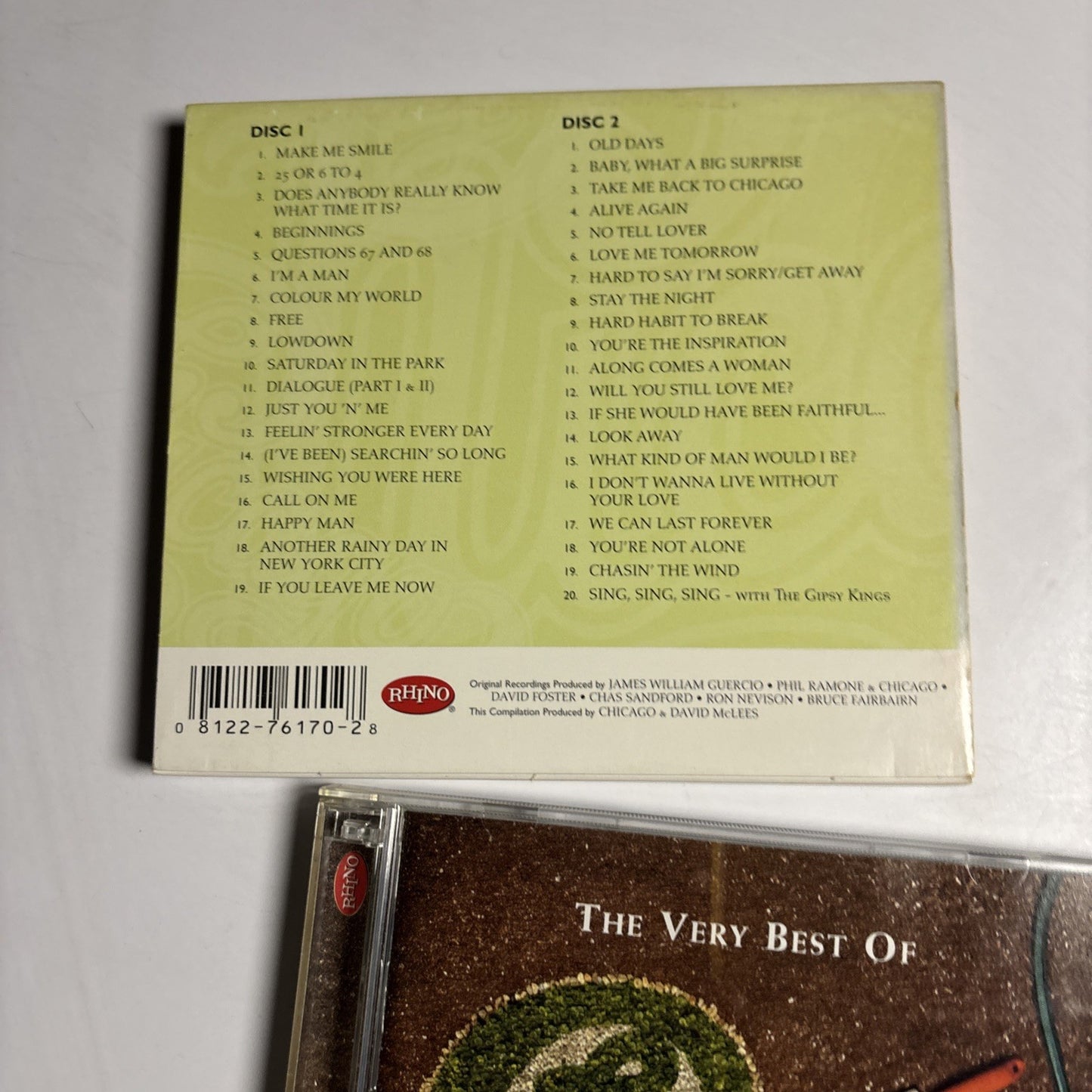 Chicago – The Very Best Of: Only The Beginning (CD, 2002) US R2 76170