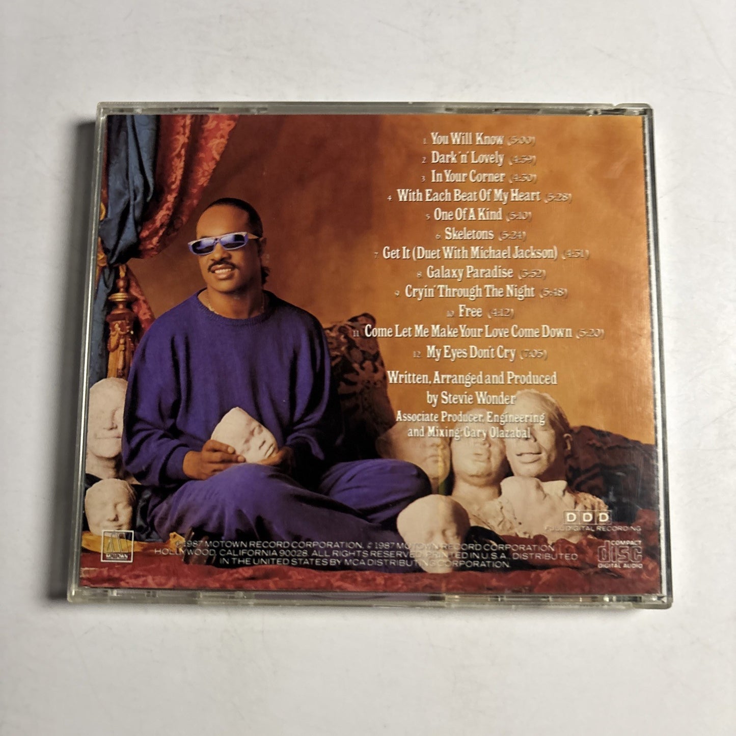 Stevie Wonder – Characters (CD, 1987) US MCD06248MD