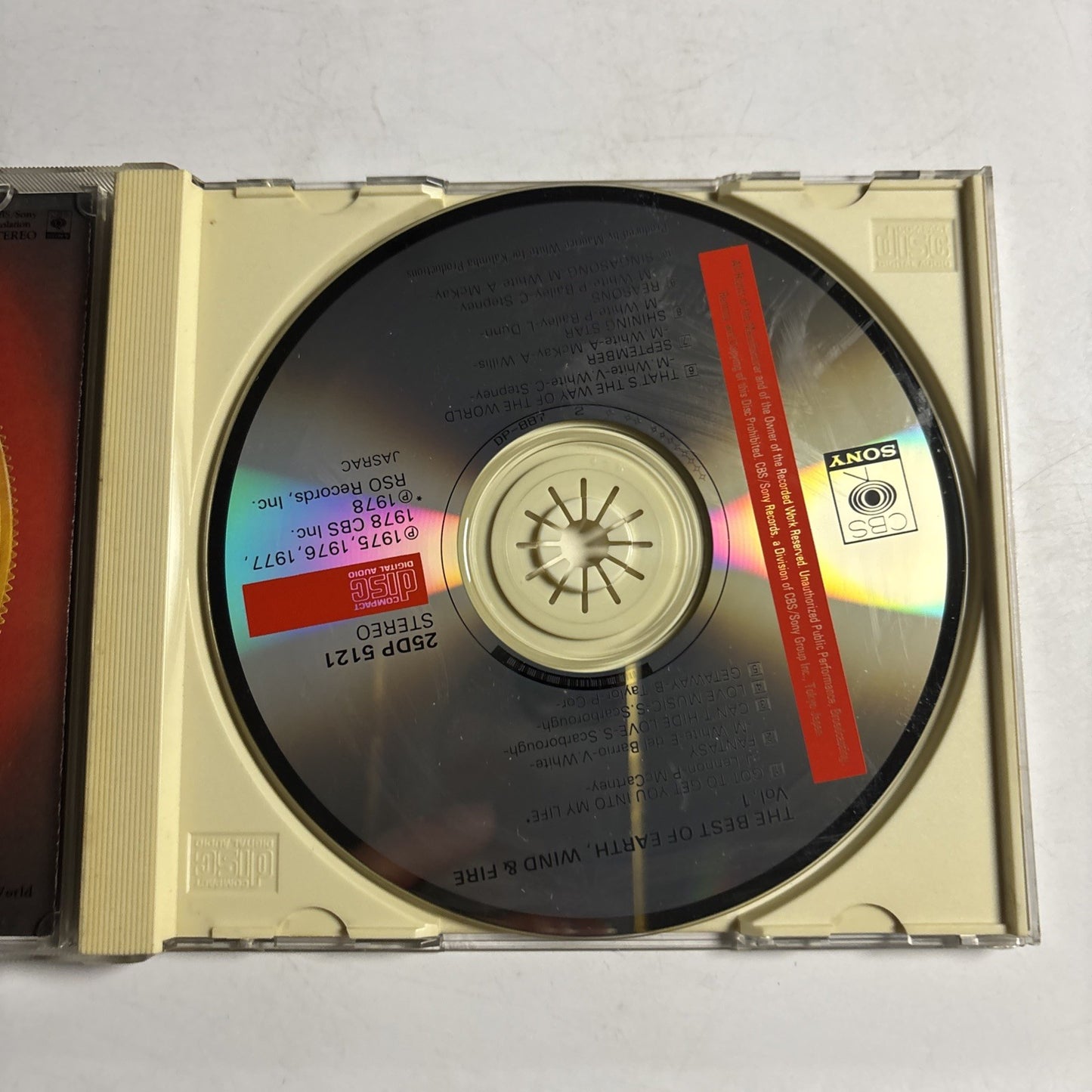 Earth, Wind & Fire – The Best Of Earth, Wind & Fire Vol. I (CD, 1978) Japan