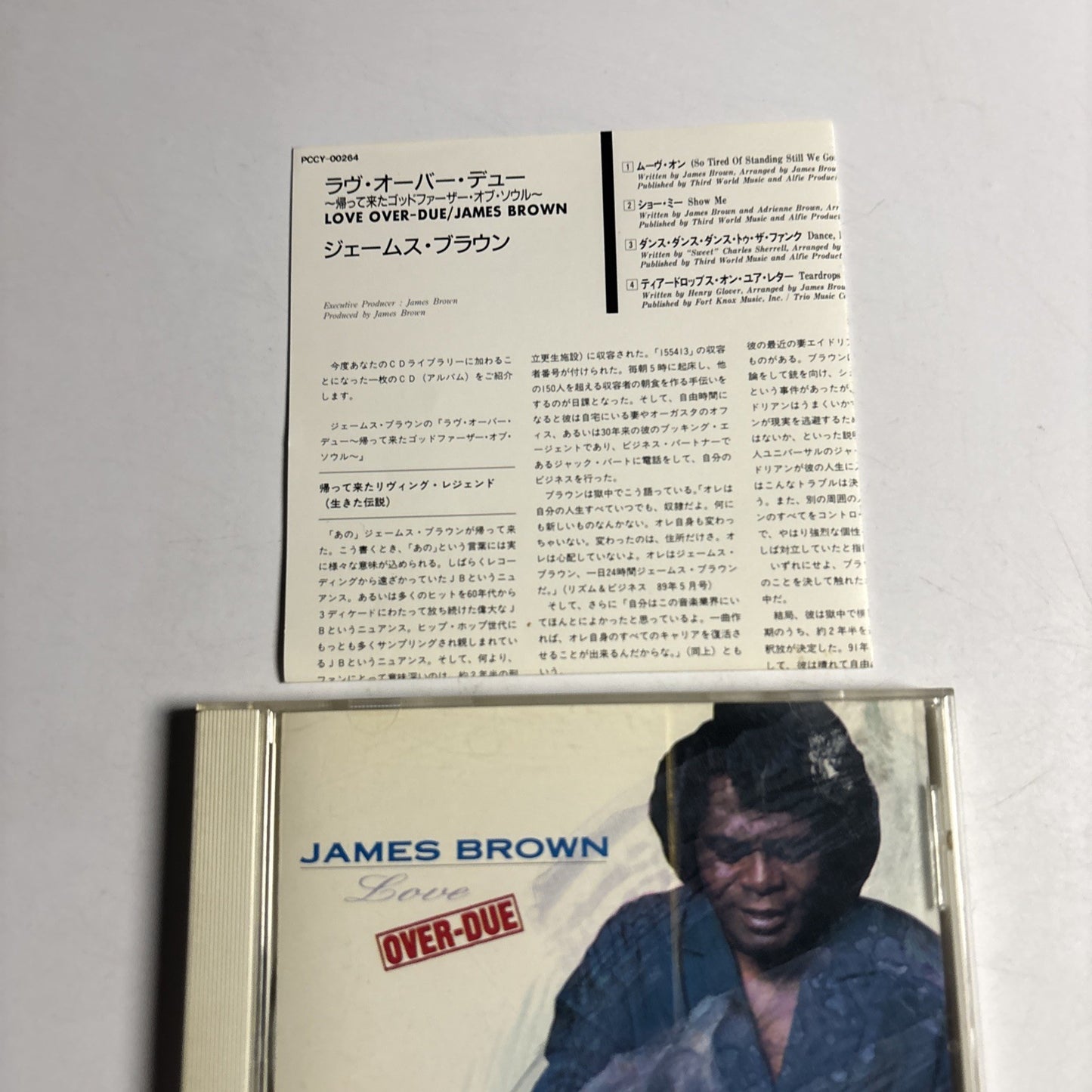 James Brown – Love Over-Due (CD, 1991) Japan PCCY-00264