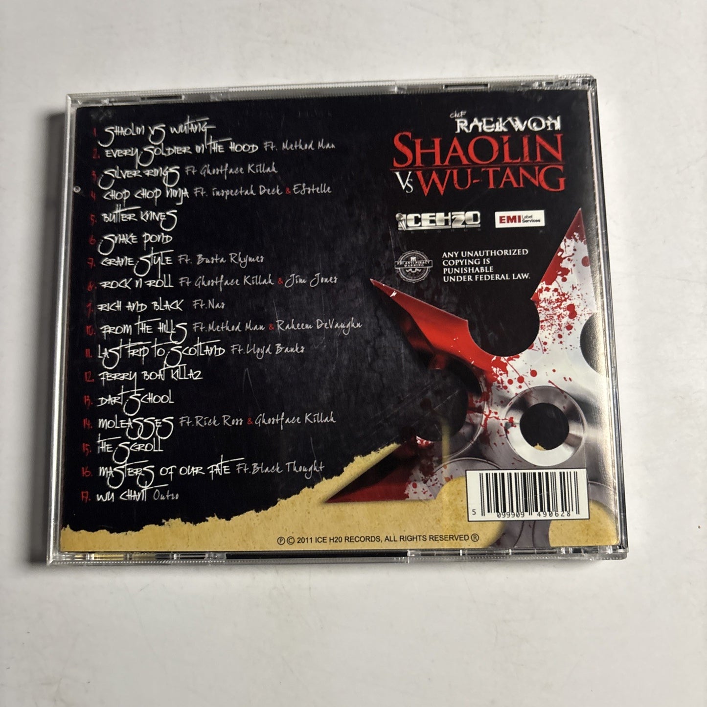 Raekwon – Shaolin Vs. Wu-Tang (CD, 2011) US 50999 0 94906 2 8