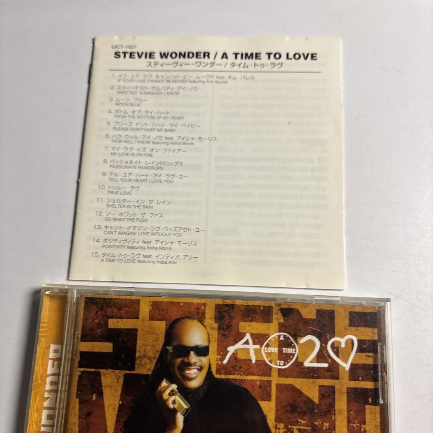 Stevie Wonder – A Time 2 Love (CD, 2005) Japan UICT-1027