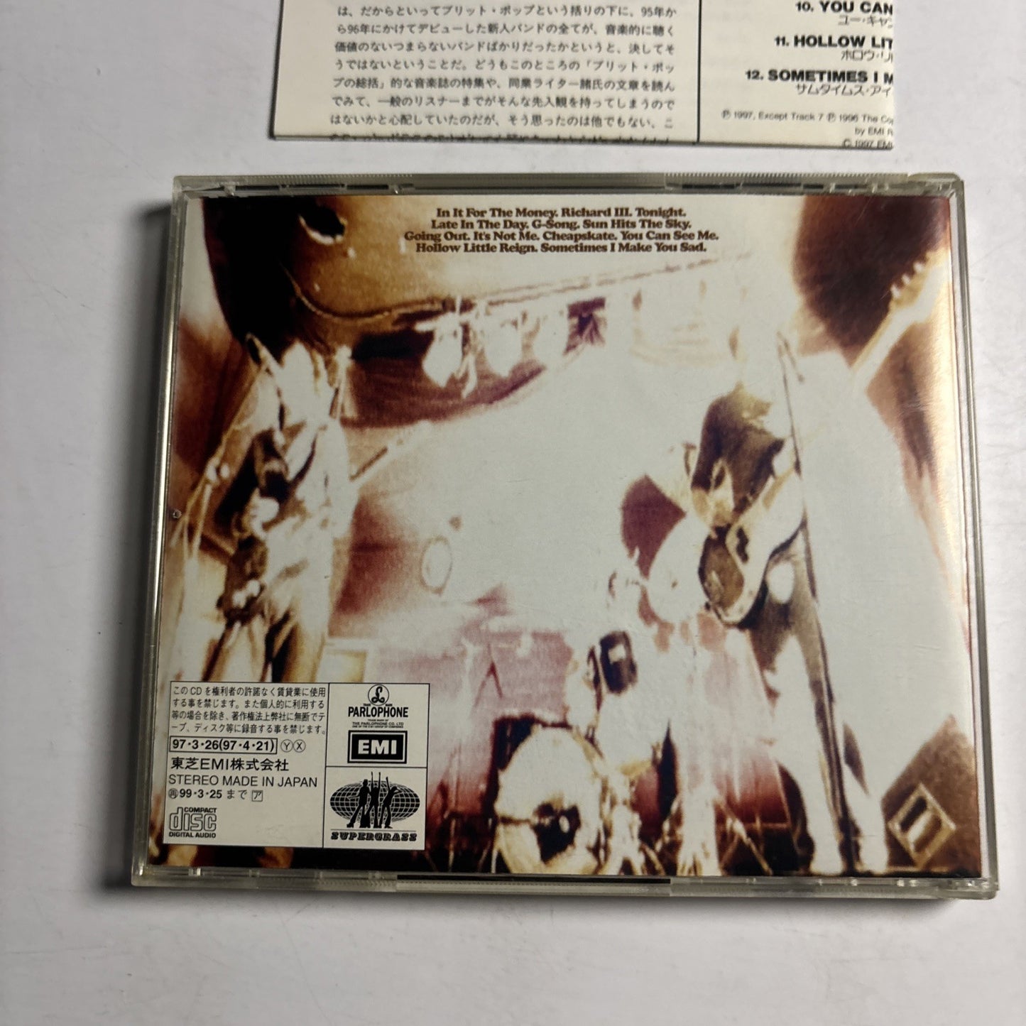 Supergrass – In It For The Money (CD, 1997) Japan TOCP-50150