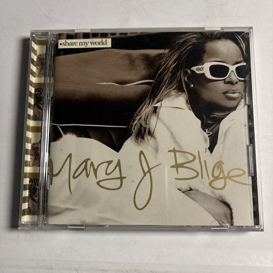 Mary J. Blige – Share My World (CD, 1997) Europe MCD 11619