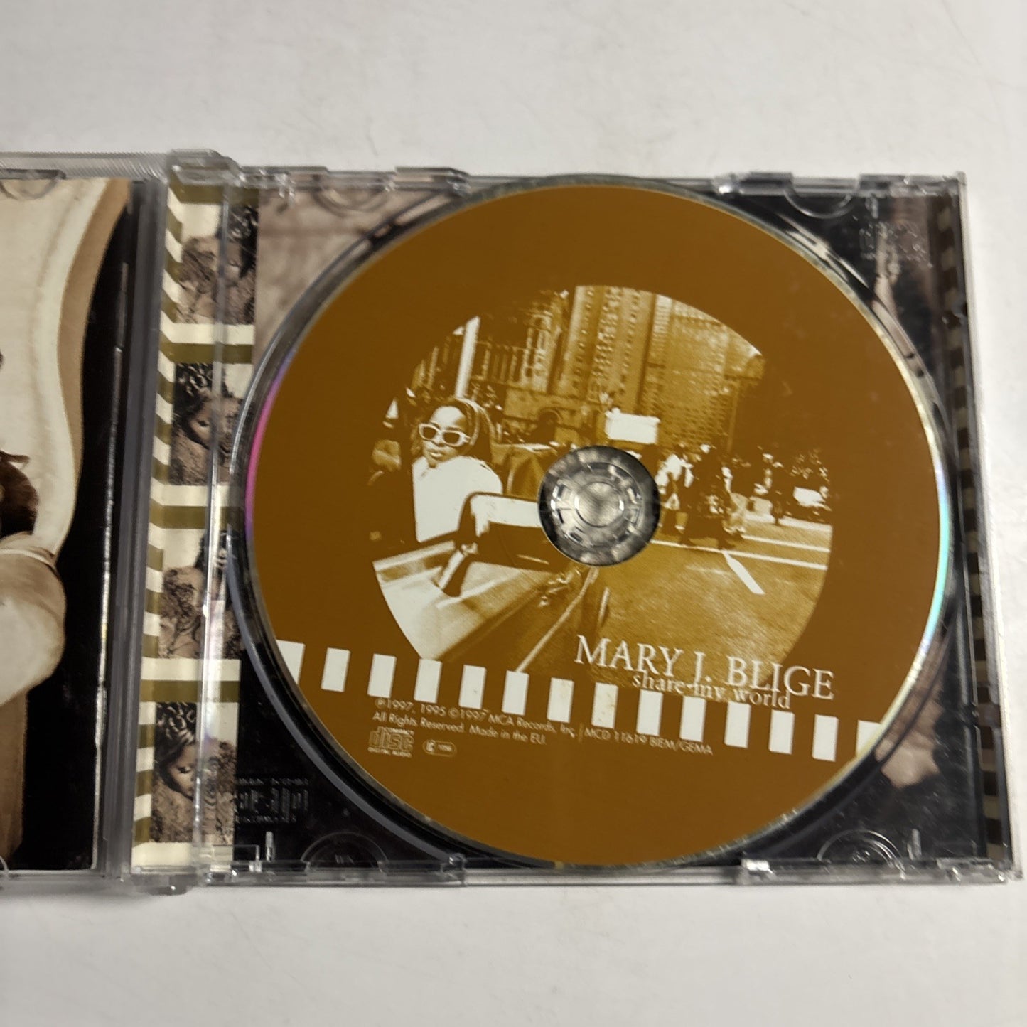 Mary J. Blige – Share My World (CD, 1997) Europe MCD 11619