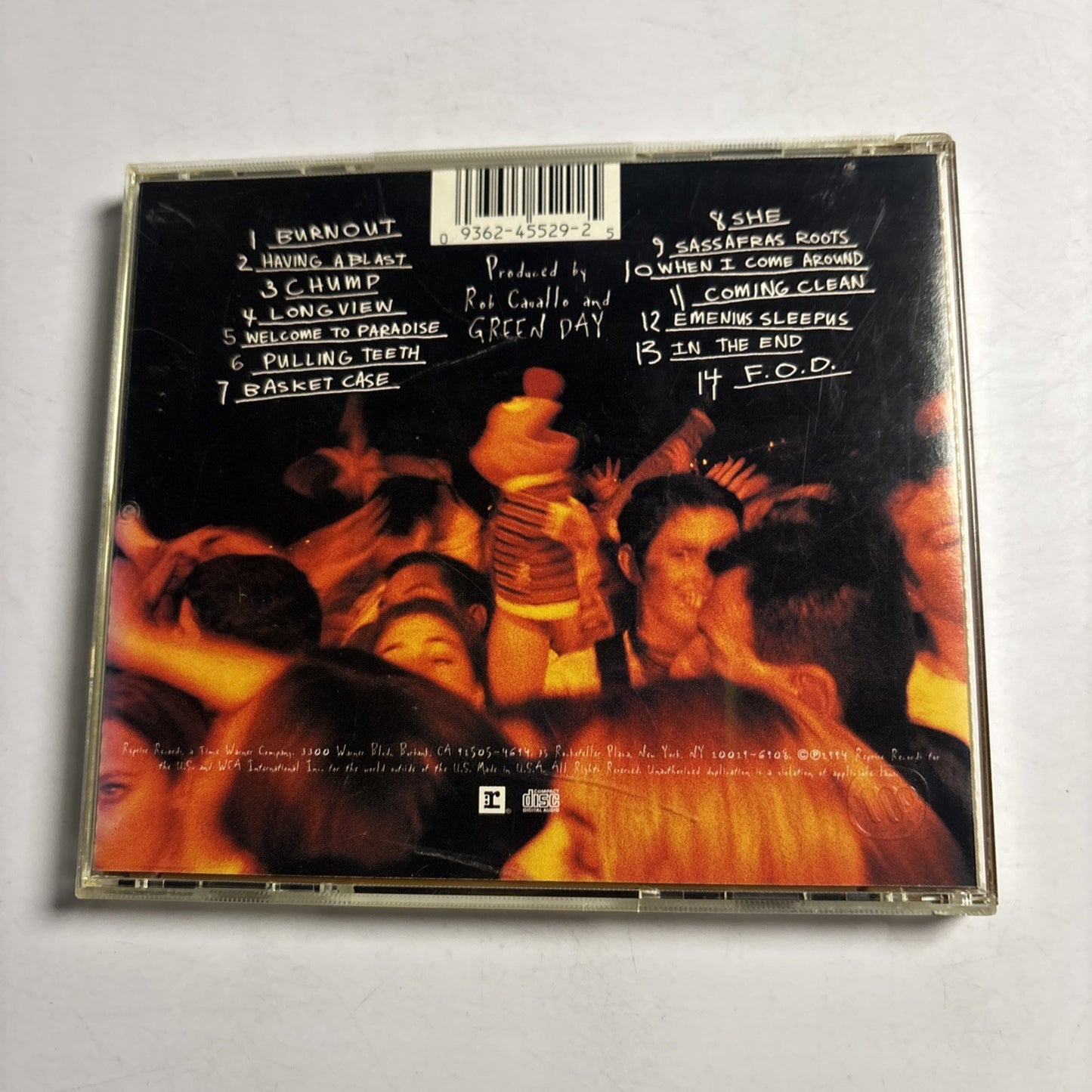 Green Day – Dookie (CD, 1996) US 9 45529-2