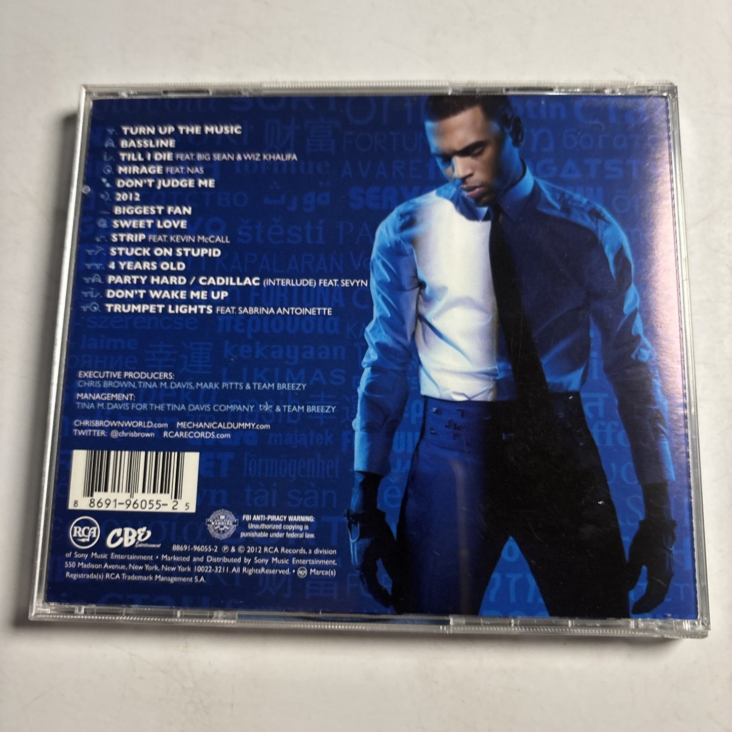 Chris Brown – Fortune (CD, 2012) US 88691-96055-2