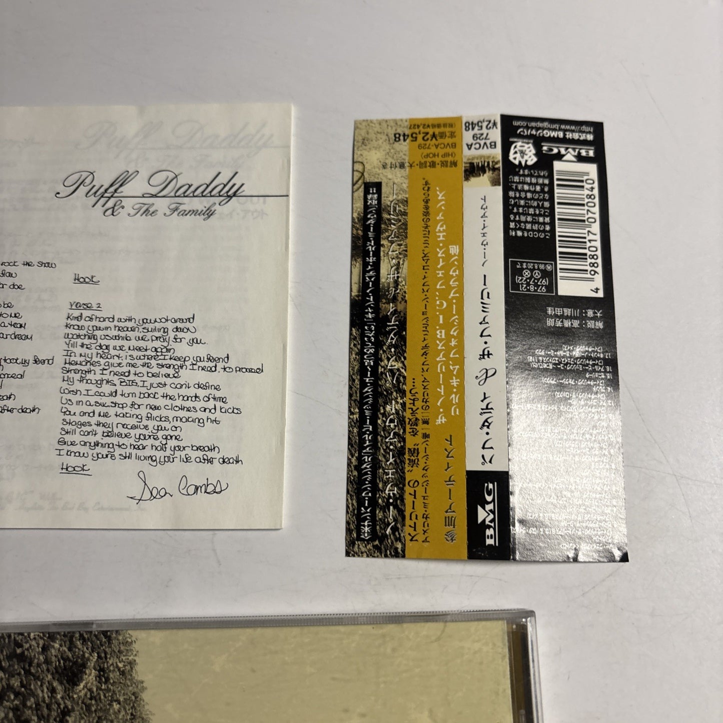 Puff Daddy & The Family – No Way Out (CD, 1997) Japan obi BVCA-729