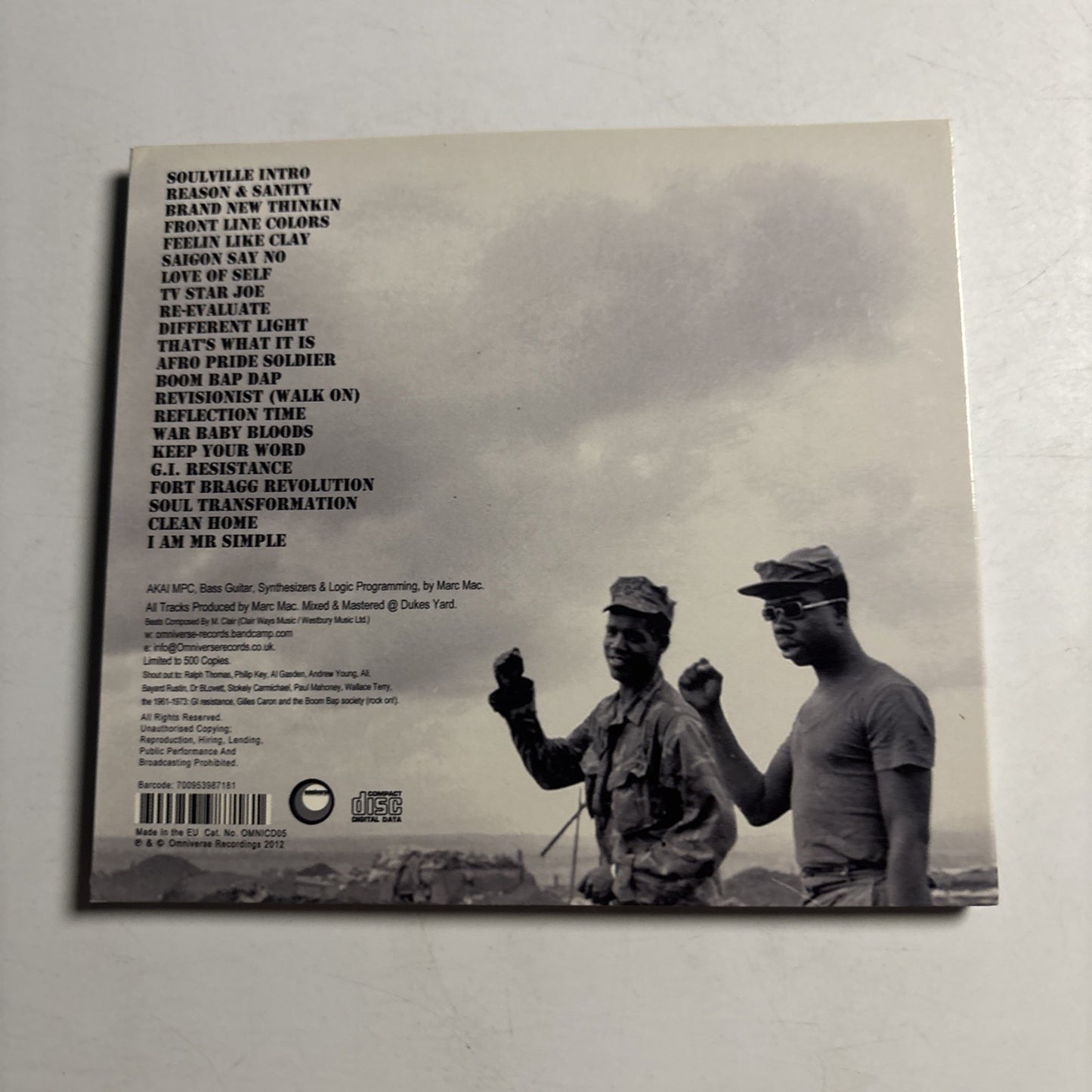 Marc Mac – Message From Soulville (CD, 2013) UK Digipak OMNICD05