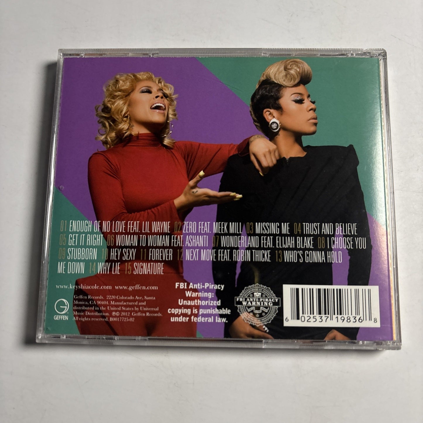 Keyshia Cole – Woman To Woman (CD, 2012) US B0017725-02