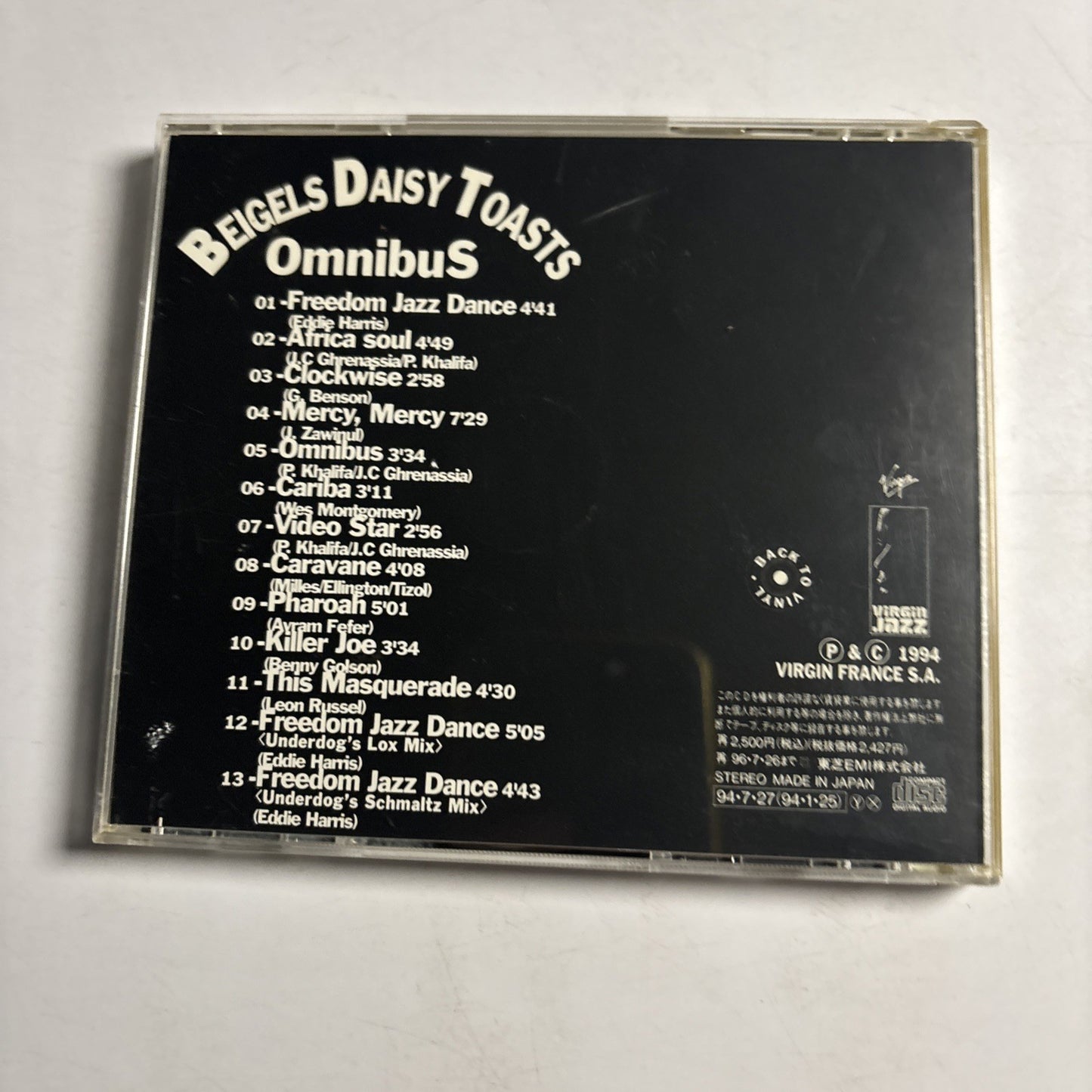 Beigels Daisy Toasts – Omnibus (CD, 1994) Japan Bonus Track VJCP-25123