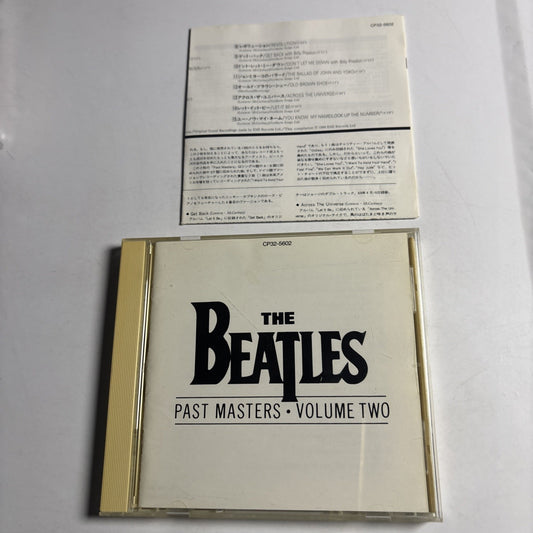 The Beatles – Past Masters • Volume Two (CD, 1988) Japan CP32-5602