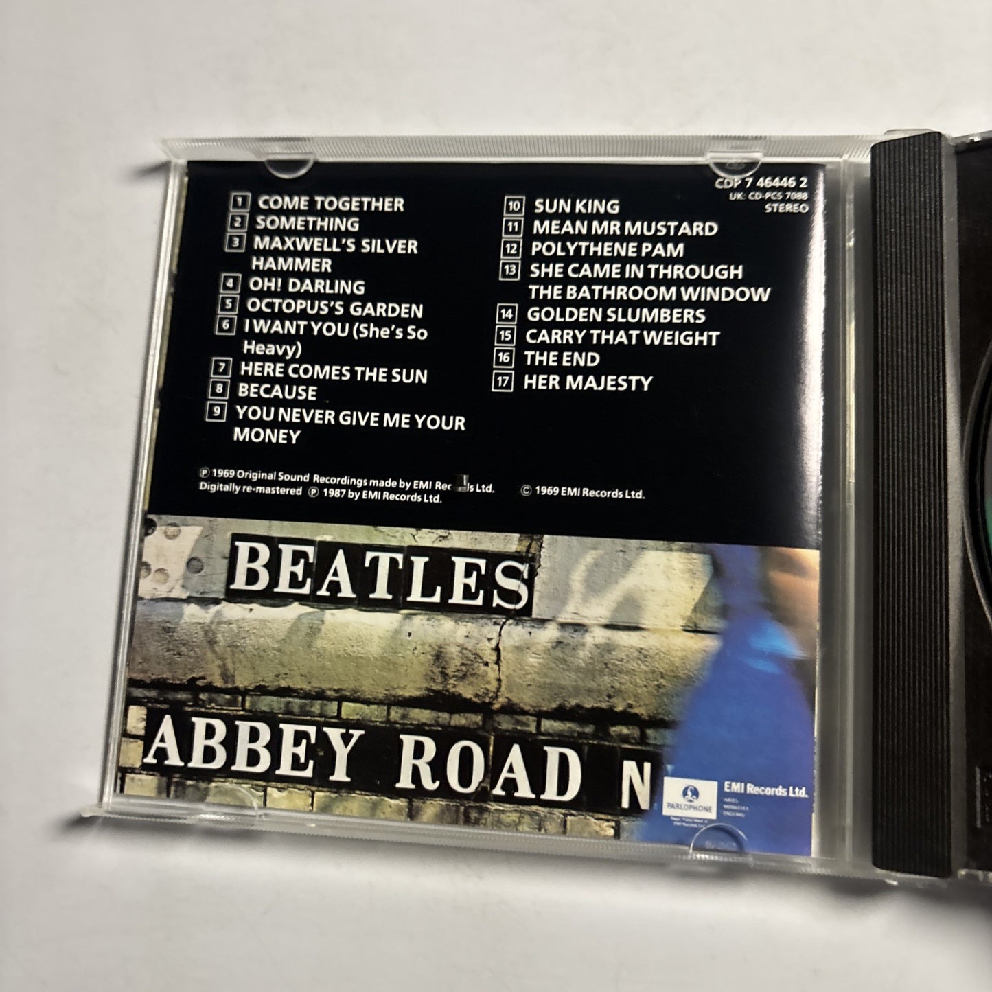 The Beatles – Abbey Road (CD, 1987) Europe CDP 7 46446 2