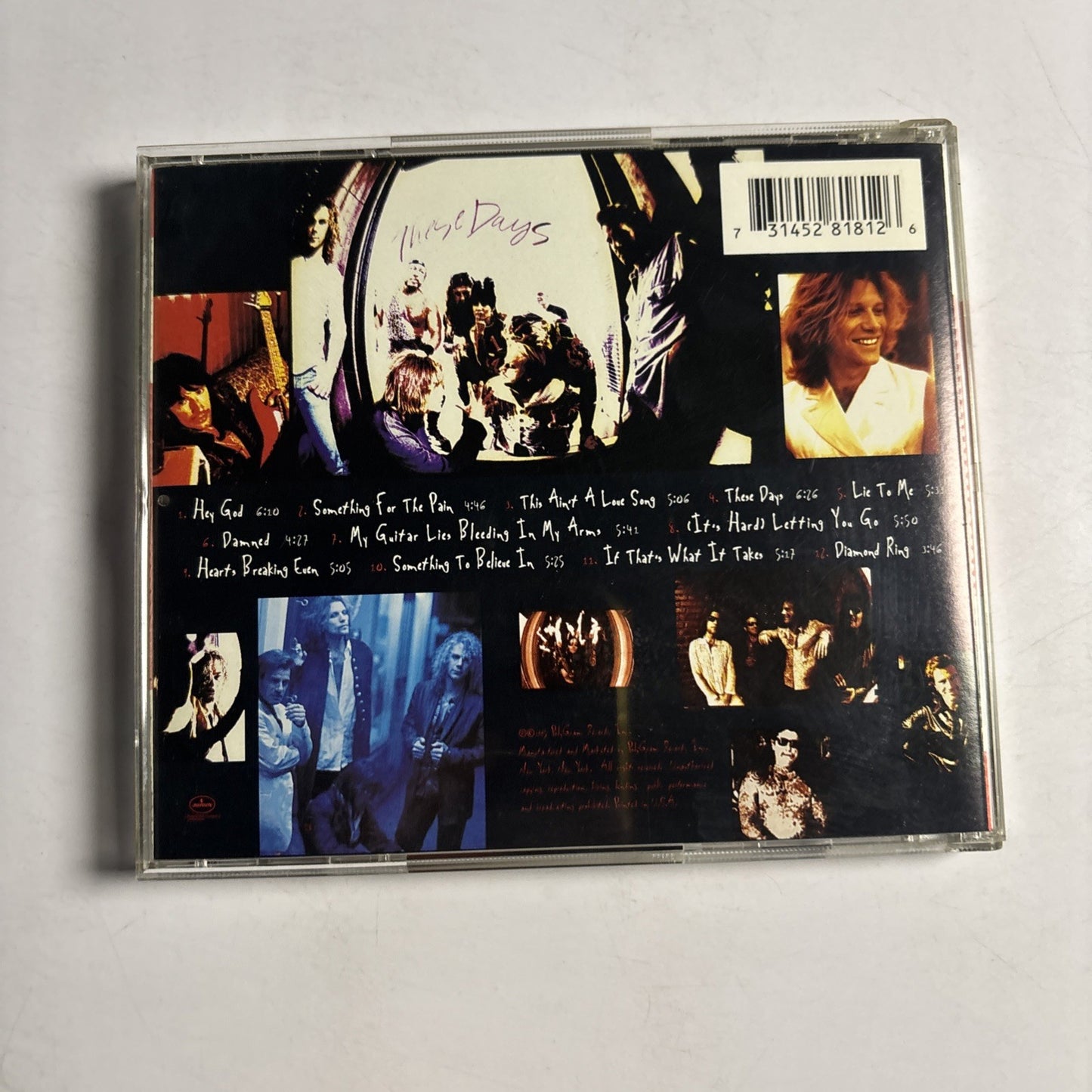 Bon Jovi – These Days (CD, 1995) US 314 528 181-2