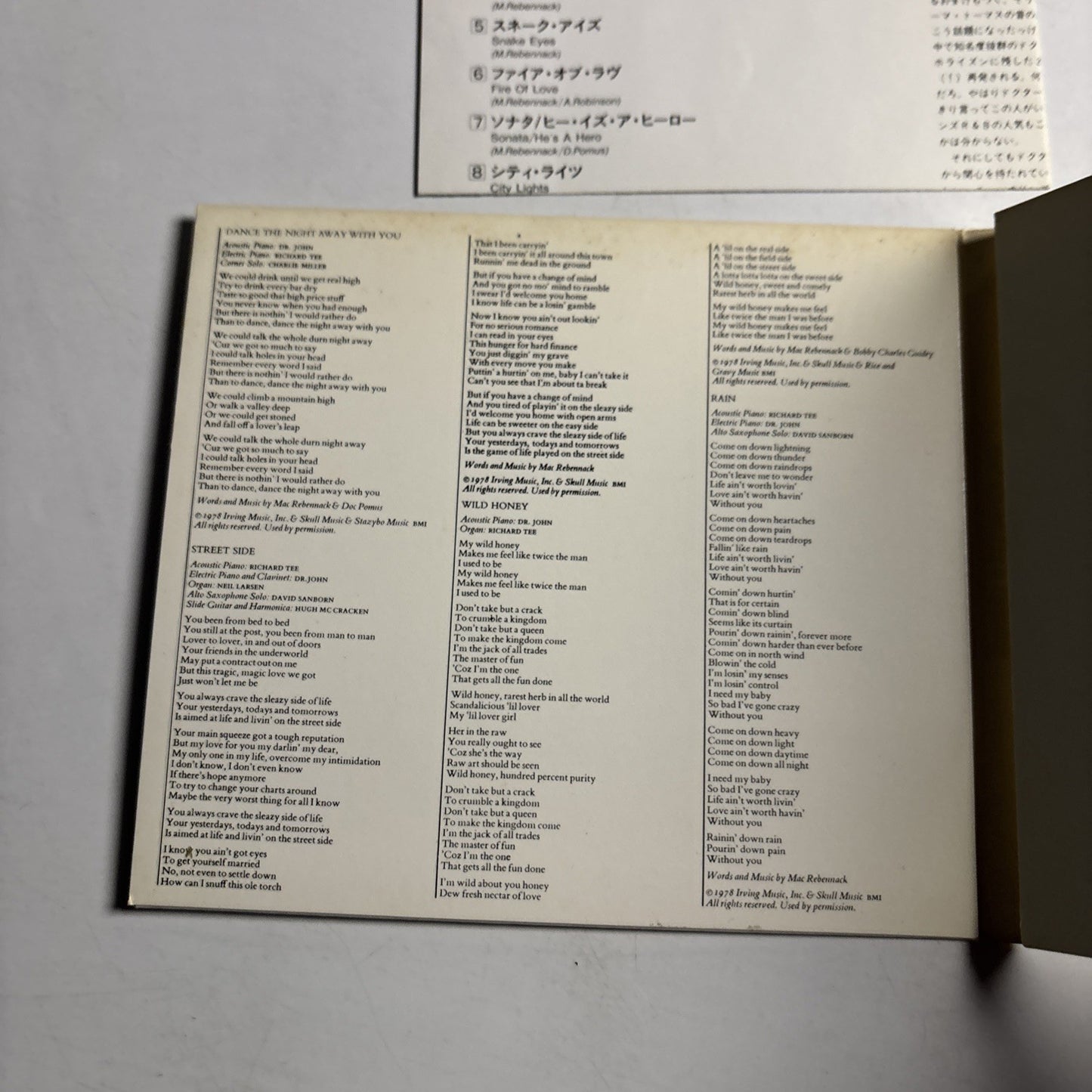 Dr. John – City Lights (CD, 1993) Japan POCM-1806