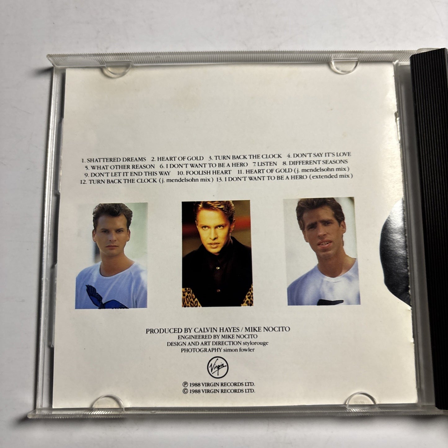 Johnny Hates Jazz – Turn Back The Clock (CD, 1988) Japan VJD-32009