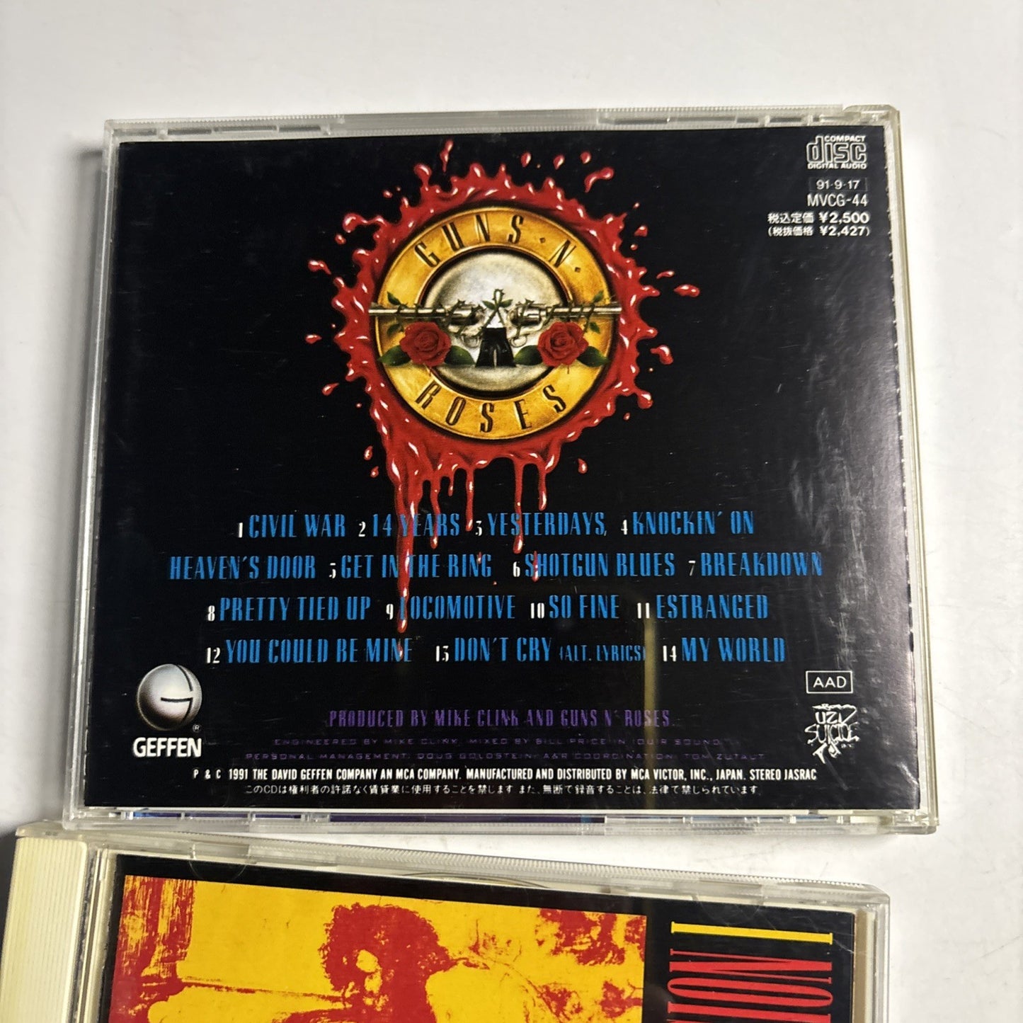 Guns N' Roses – Use Your Illusion I & II (CD, 1991) Japan MVCG-43
