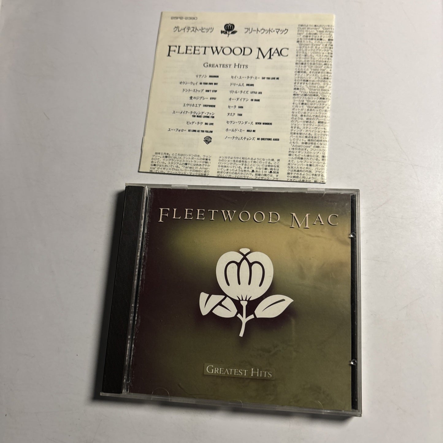 Fleetwood Mac – Greatest Hits (CD, 1988) Japan 25P2-2390