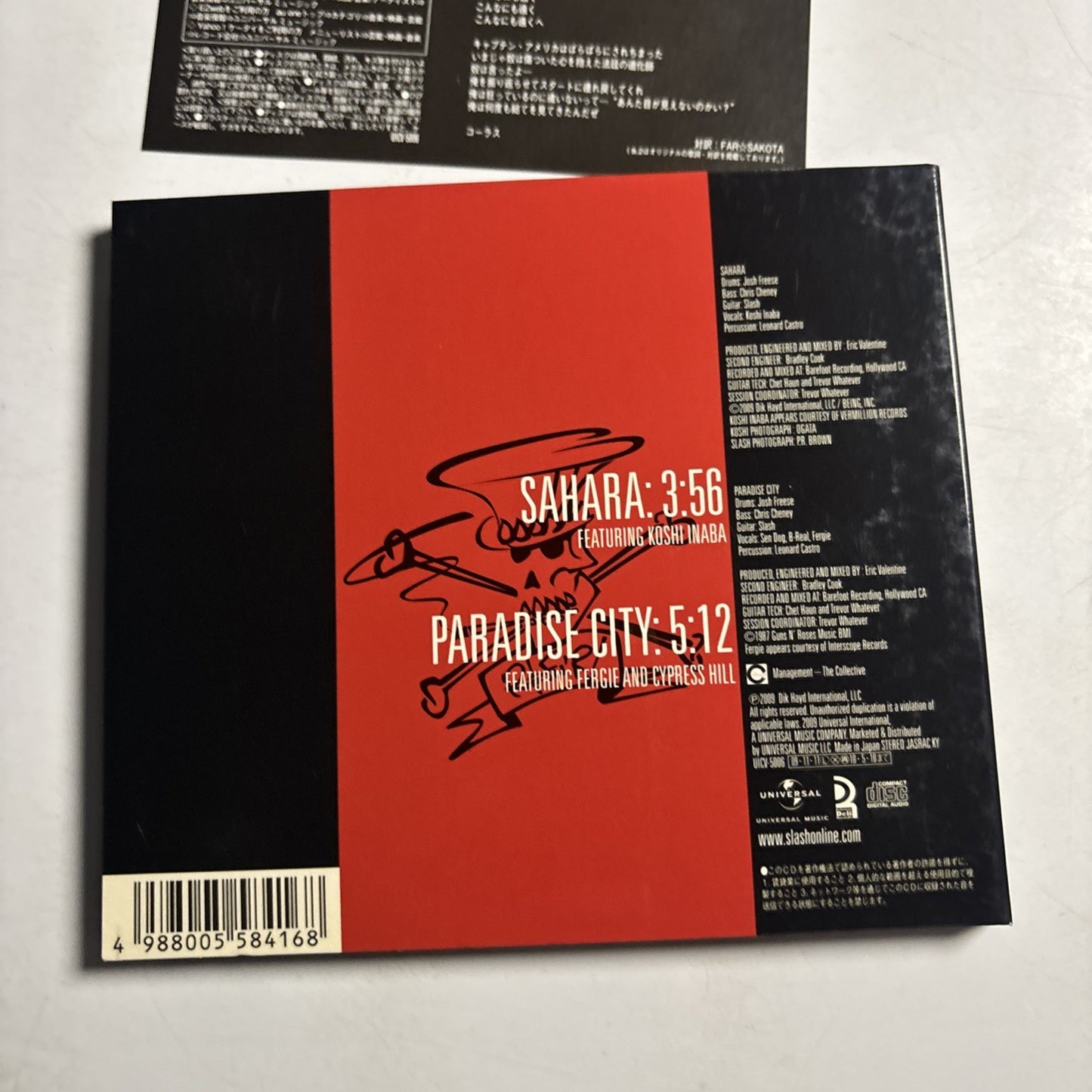 Slash – Sahara (CD, 2009) Japan Digipak UICV-5006