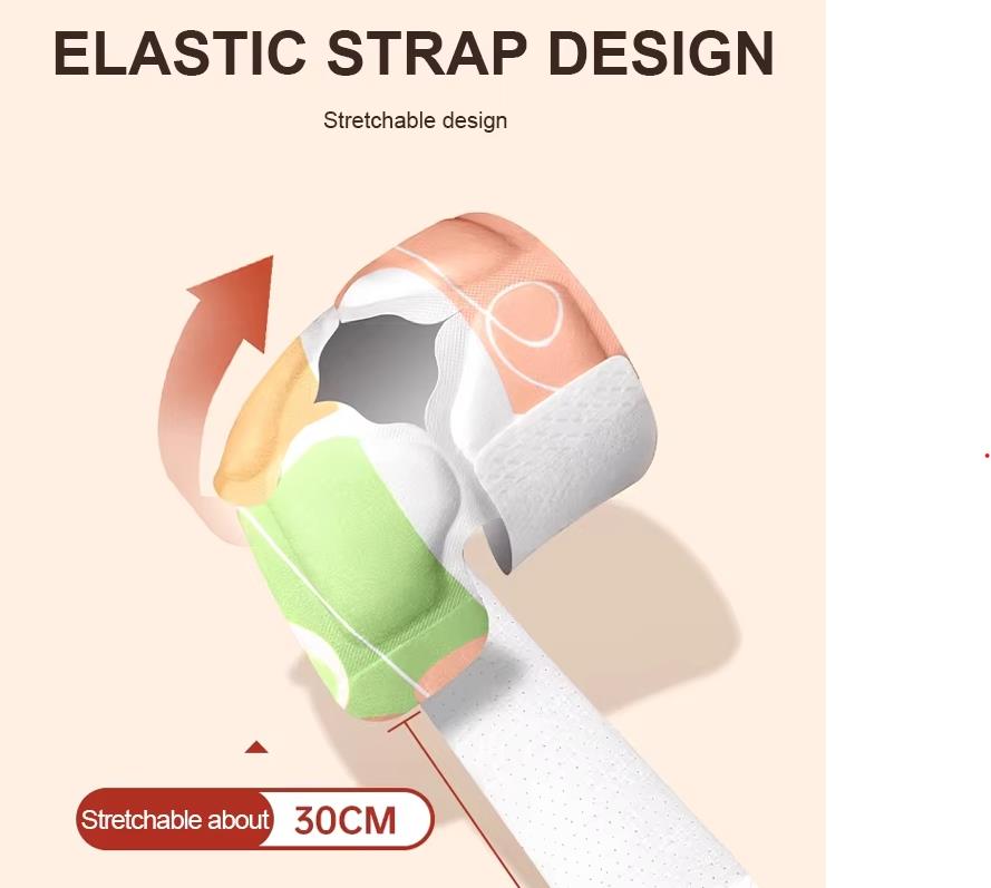 ThermiKind Knee Heat Comfort Wrap – Elastic Heat Patch (No Adhesive) 3 Pack