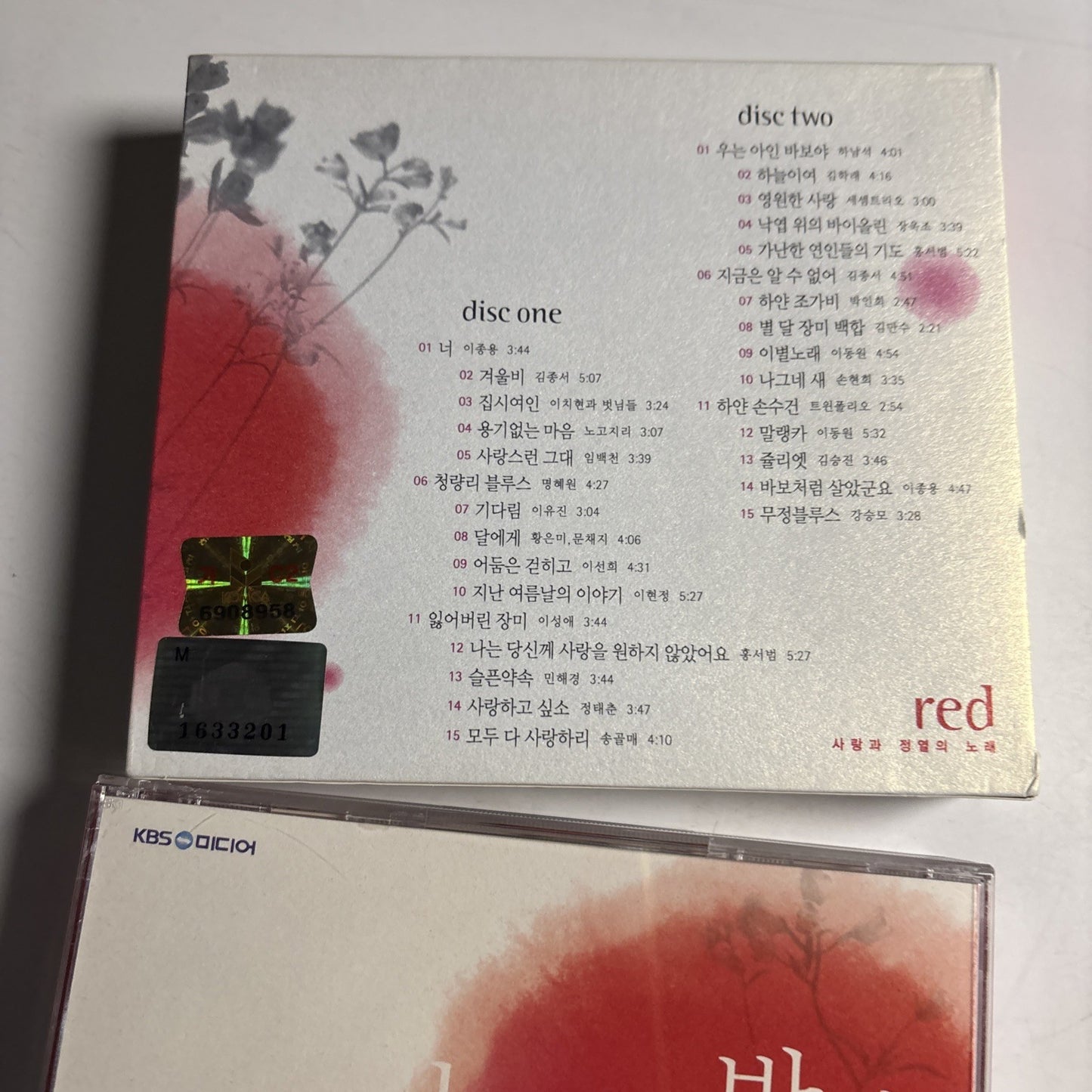 Discovery of the Songs: RED 노래의 발견 (CD, 2006, 2-Disc) Korea Enec-081