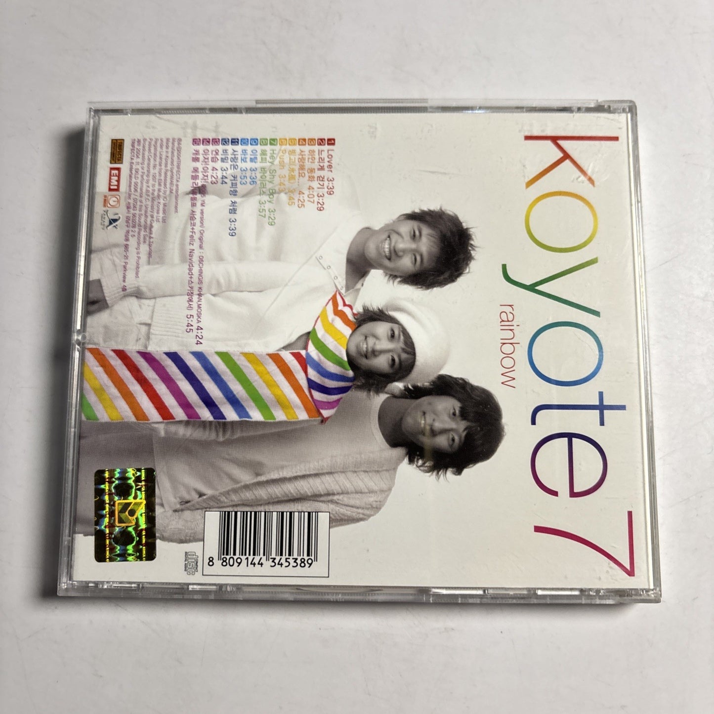 Koyote 7 - Rainbow (CD, 2004) Korea Ekld-0506