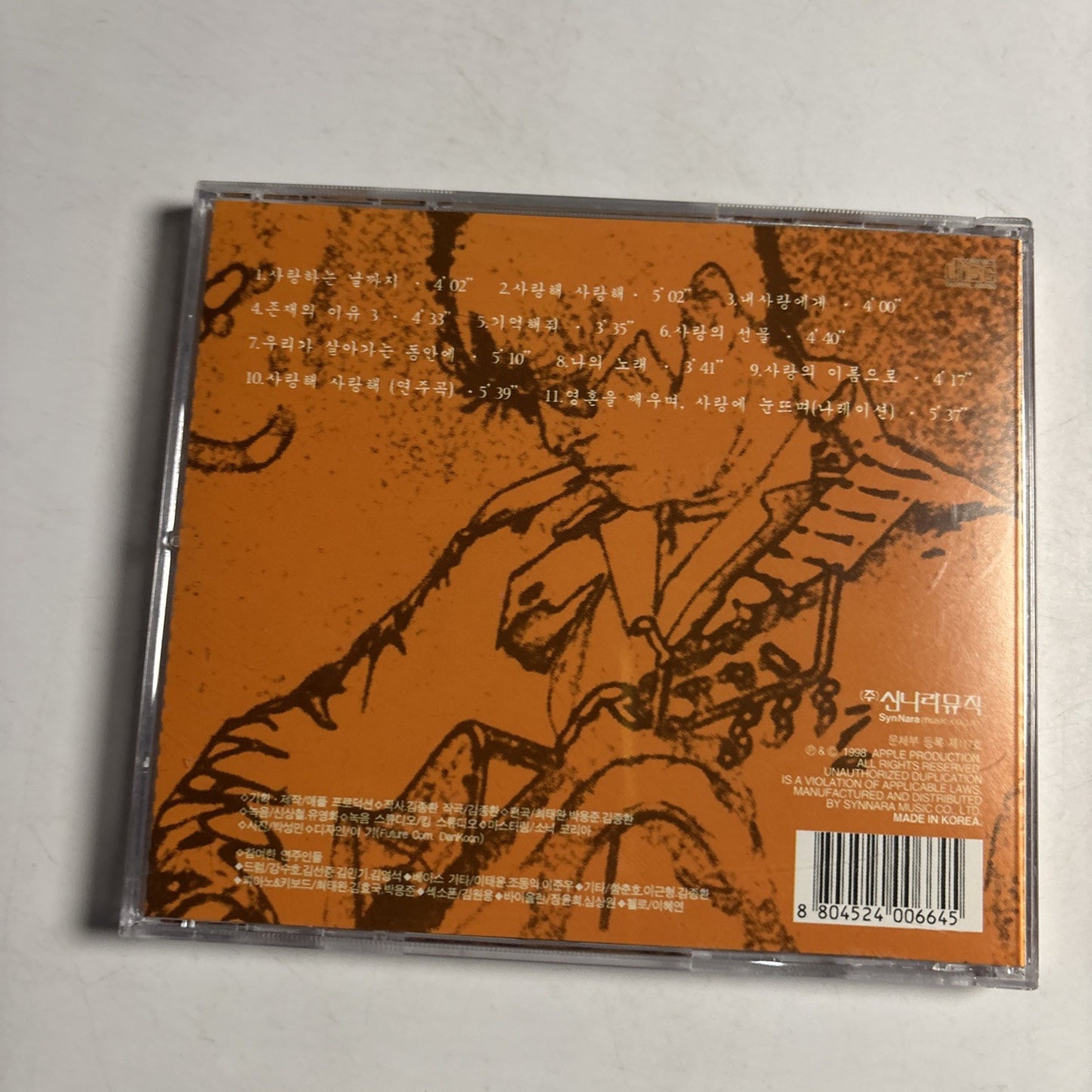 Kim Jung Hwan - Awake Soul, Open Eyes To Love! 김종환 (CD, 1998) Aaco-0008 Korea