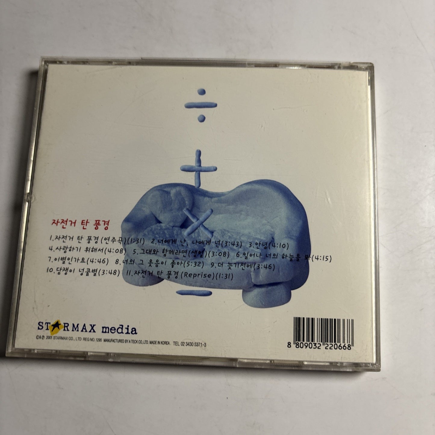 Jatanpung – 자전거 탄 풍경 (A Bicycle Ride) (CD, 2001) Korea Smcd-0015