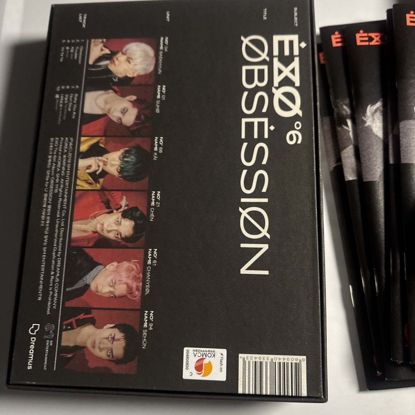 Exo - Obsession [The 6th Album] [X-Exo Ver.] (K-Pop) (CD, 2019) Korea Smk-1116