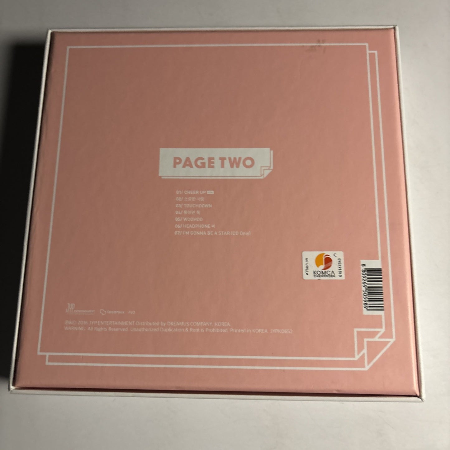Page Two [Ep] by Twice (K-Pop) (CD, 2016) Jypk0652