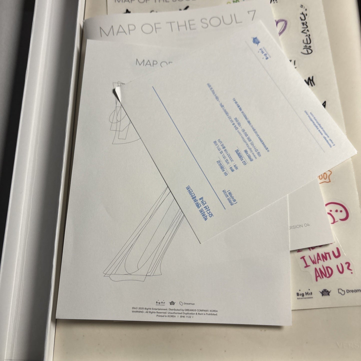 Map of the Soul: 7 Version 04 by BTS (CD, 2020) Korea Bhk-1122