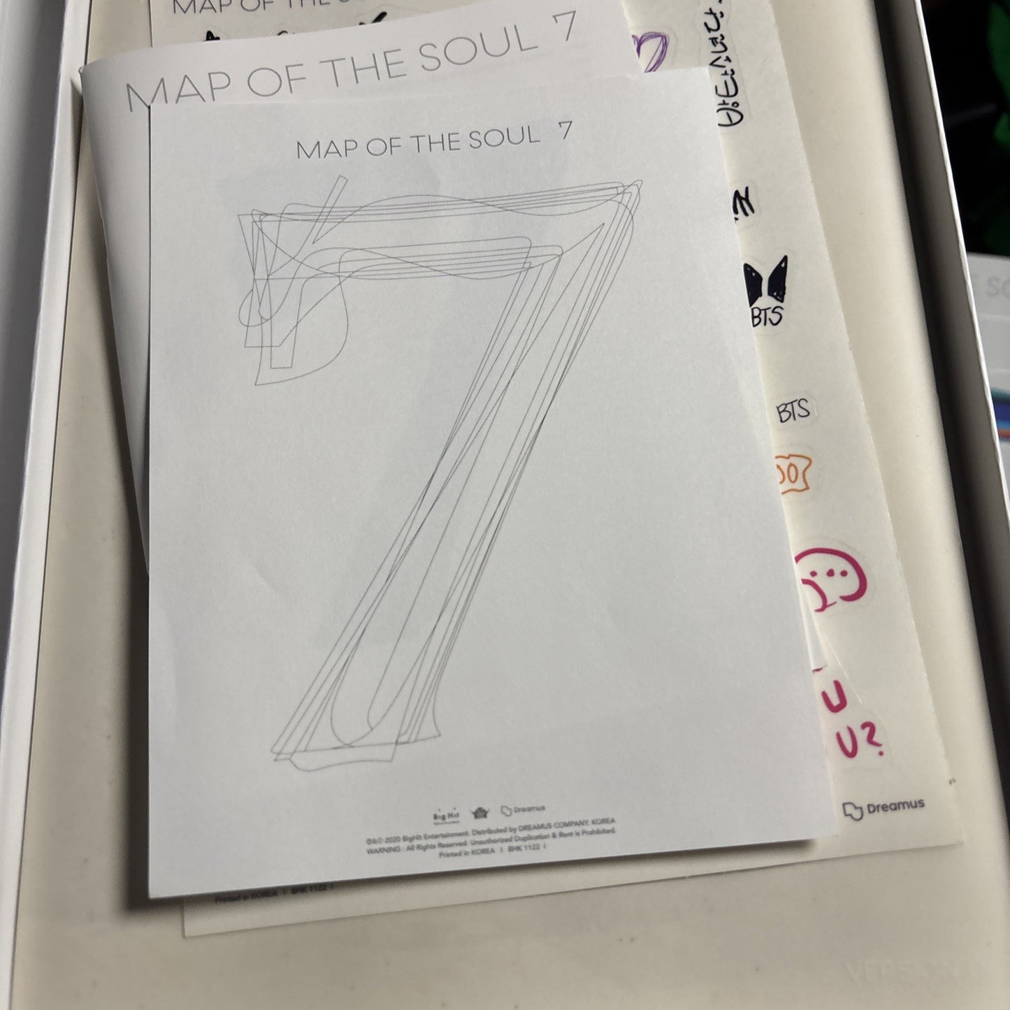 Map of the Soul: 7 Version 04 by BTS (CD, 2020) Korea Bhk-1122