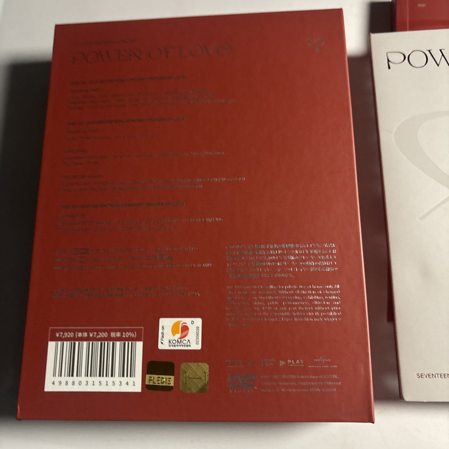 Seventeen - Power Of Love (DVD, 2021) Japan Region 2 Pdbv-1039/41