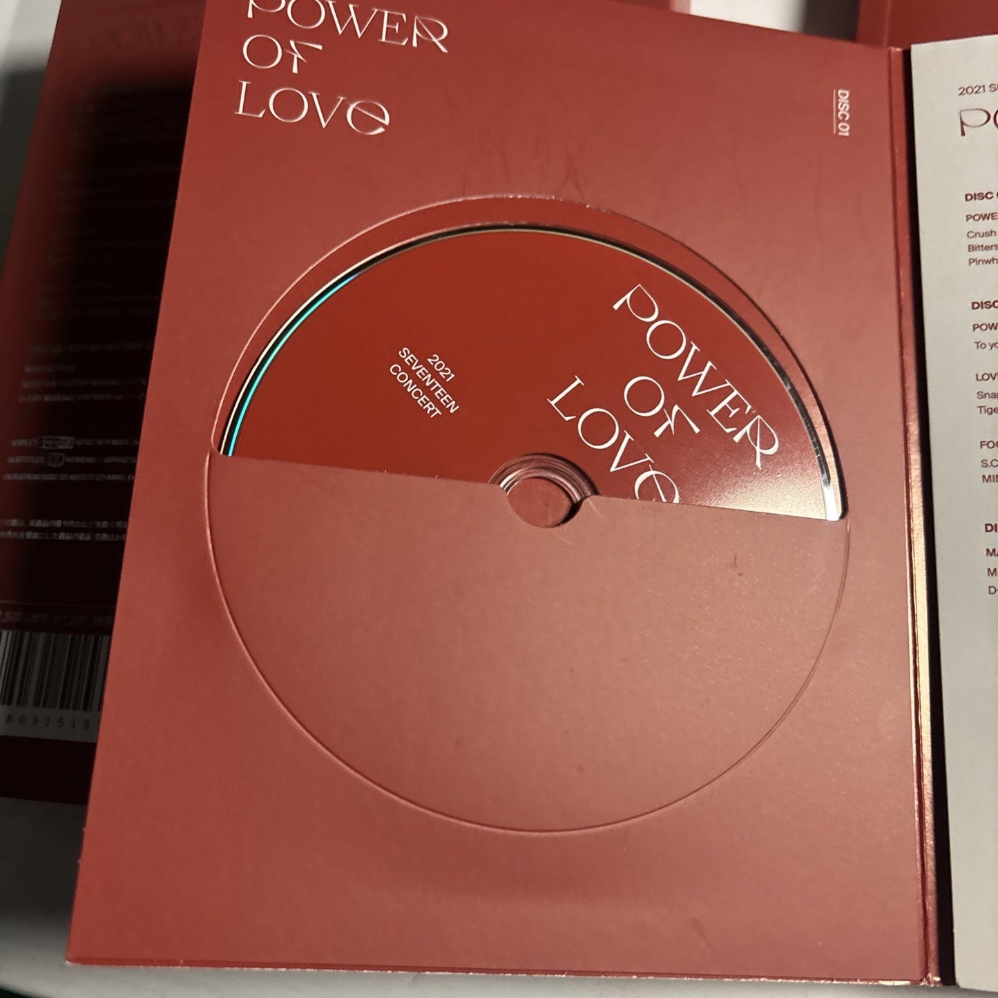 Seventeen - Power Of Love (DVD, 2021) Japan Region 2 Pdbv-1039/41