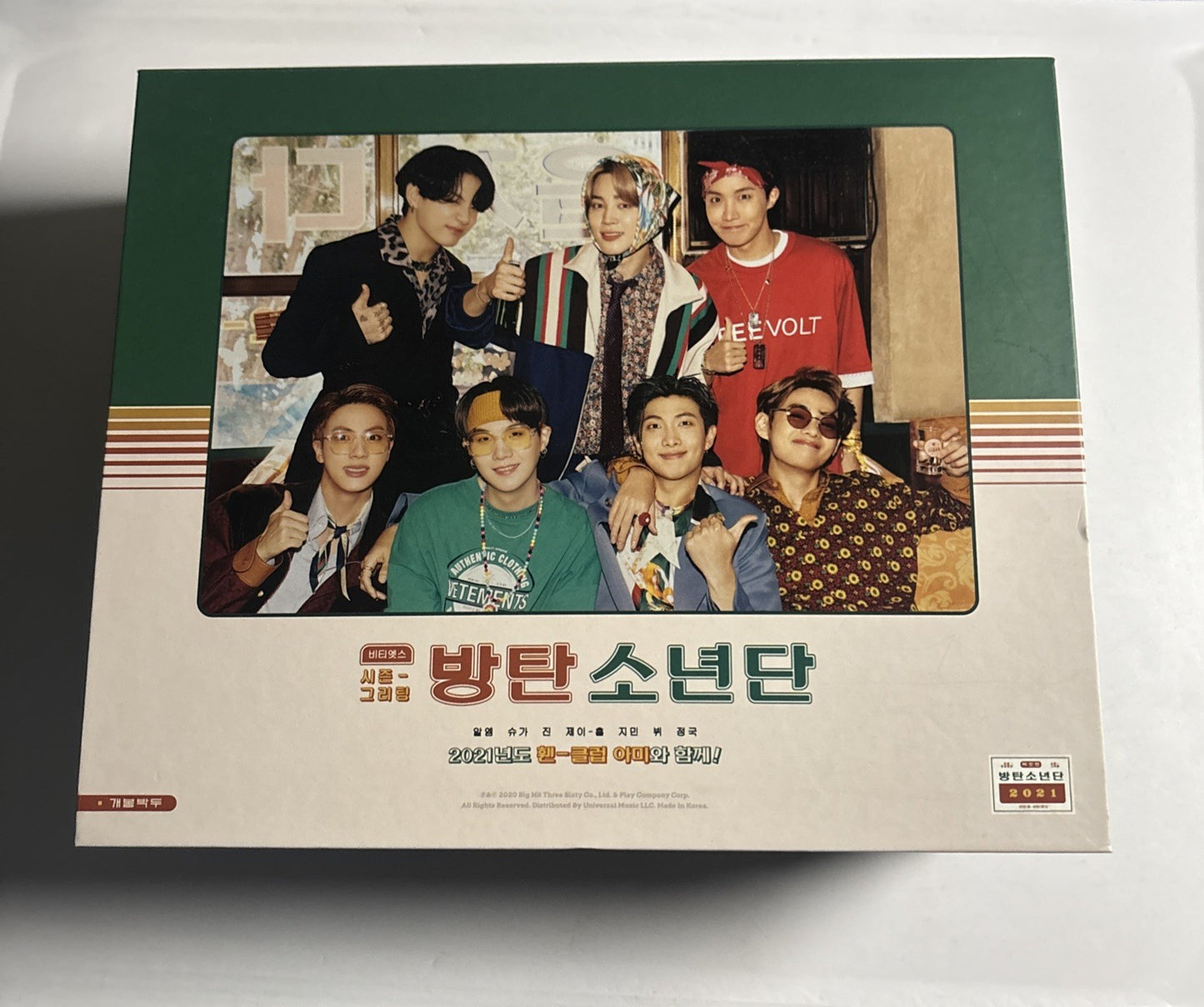 BTS 2021 Season's Greetings DVD Calendar Diary Photo Book Region 2