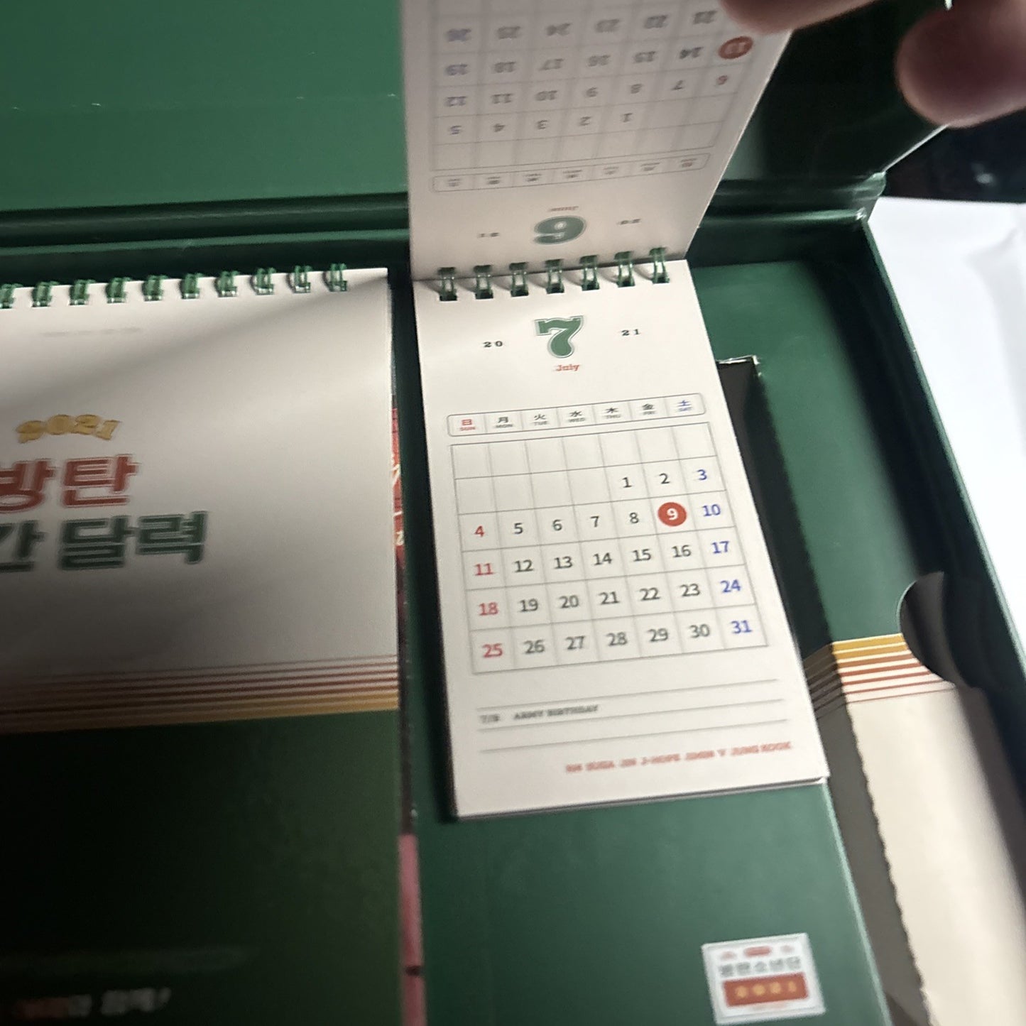 BTS 2021 Season's Greetings DVD Calendar Diary Photo Book Region 2