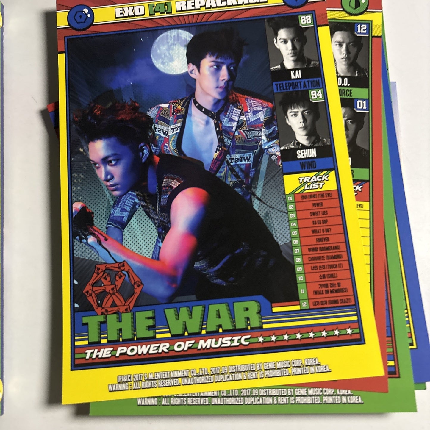 Exo - The War: the Power of Music [Box] (K-Pop) (CD, 2017) Korea Smk-0839