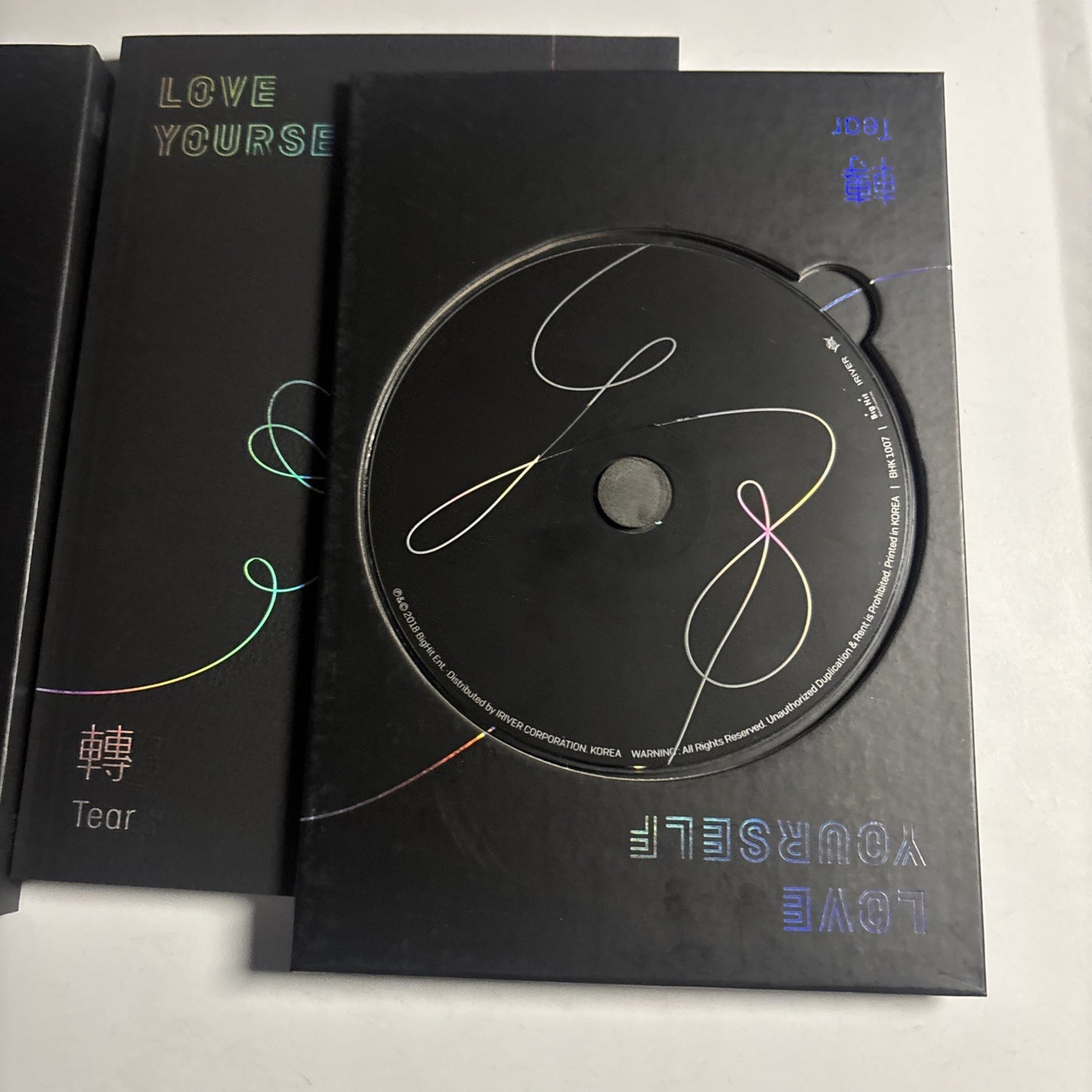 BTS – Love Yourself 轉 'Tear' (CD, 2018) Korea Bhk-1007