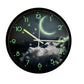 Australian Southern Cross Night Light 30cm Wall Clock – Sound-Activated, Silent, Battery-Operated