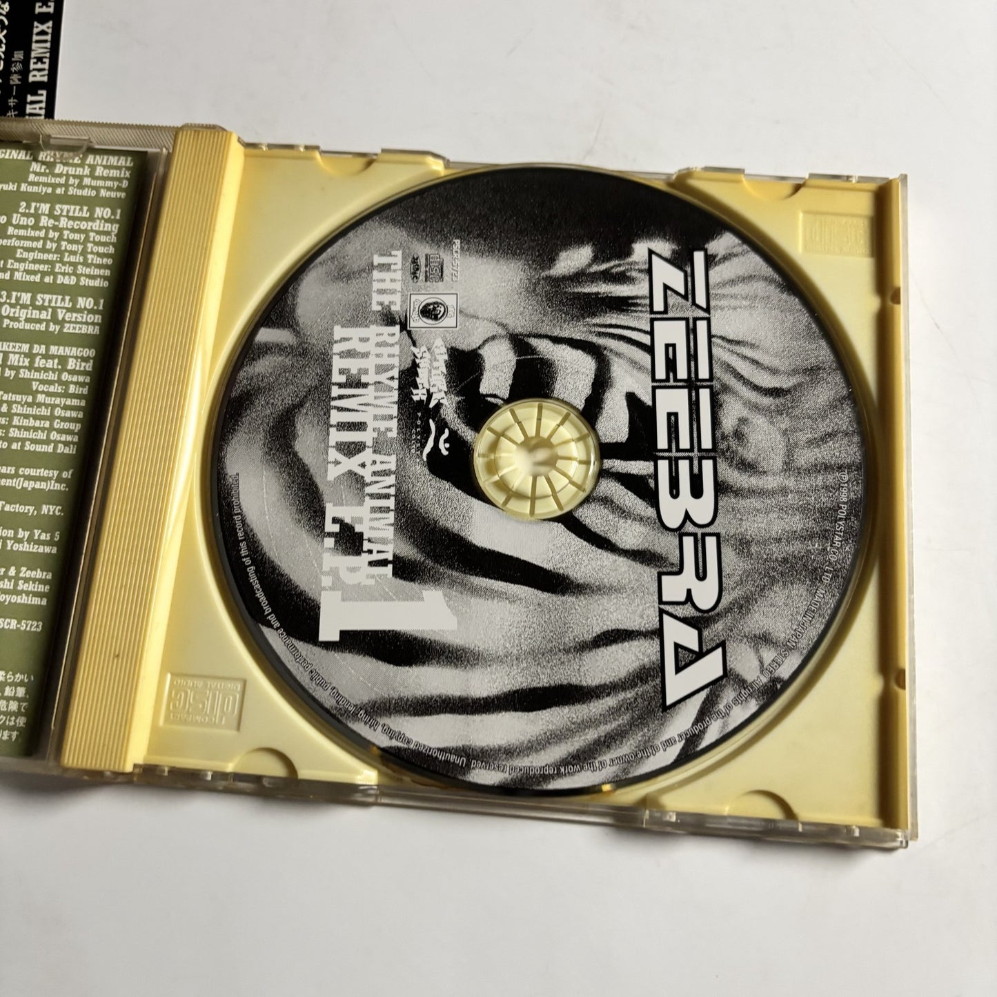 Zeebra – The Rhyme Animal Remix E.P. 1 (CD, 1998) Japan obi PSCR-5723