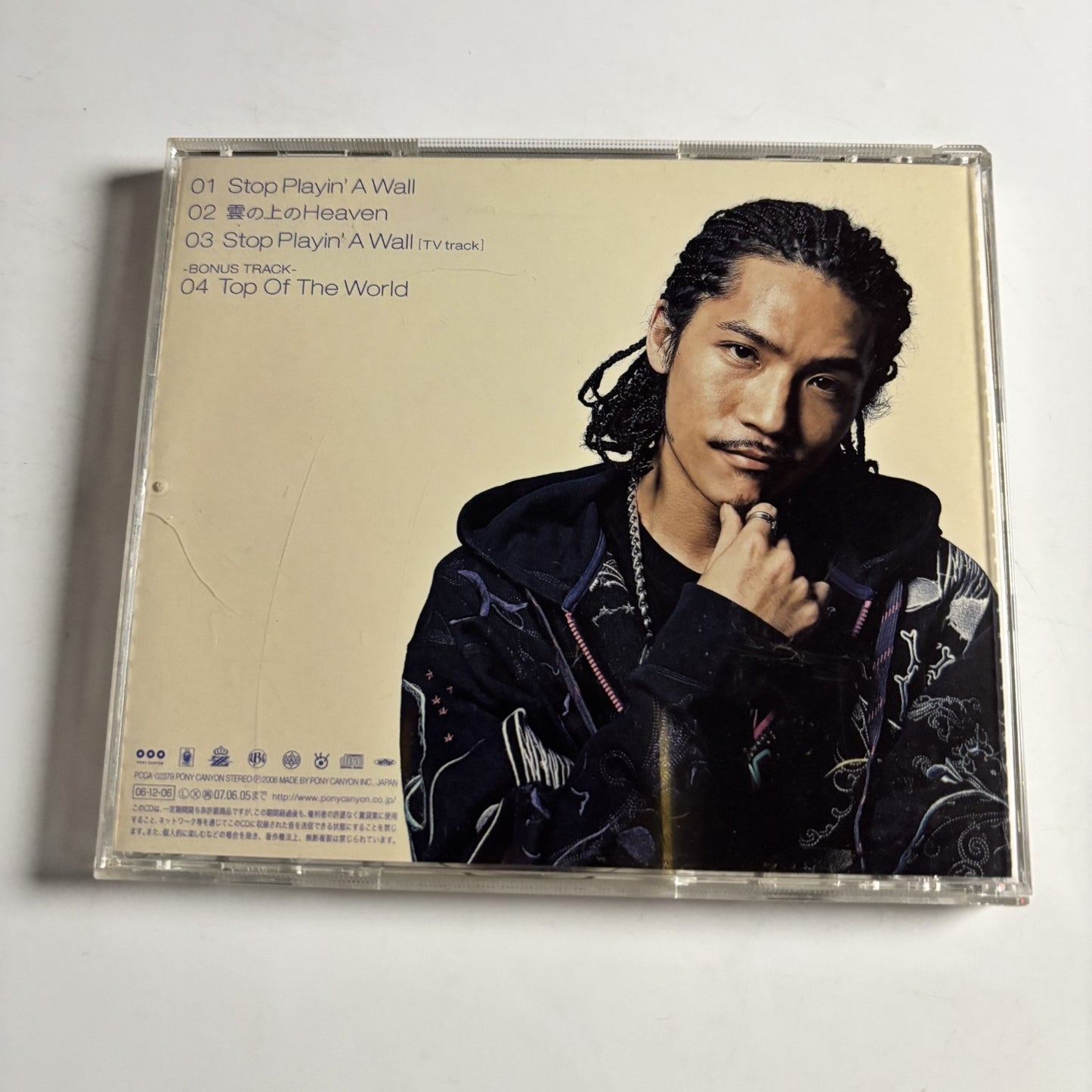 Zeebra – Stop Playin' A Wall (CD, 2006) Japan PCCA-02379