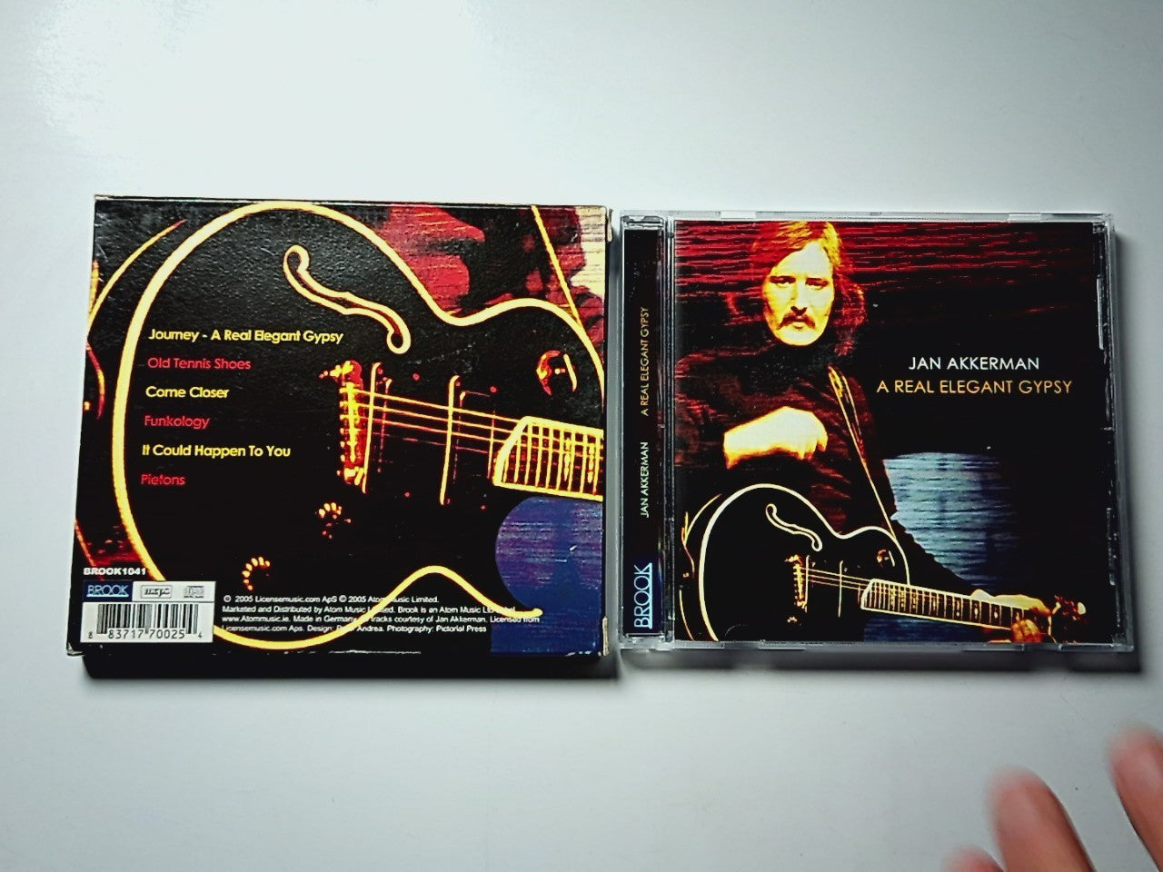 Jan Akkerman – A Real Elegant Gypsy (CD, 2005) Germany BROOK1041