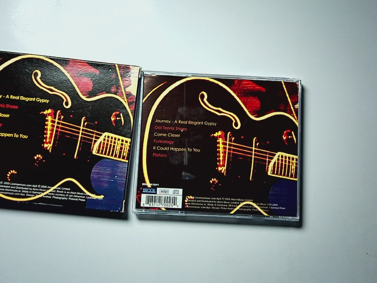 Jan Akkerman – A Real Elegant Gypsy (CD, 2005) Germany BROOK1041