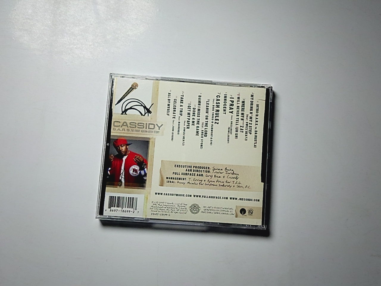 Cassidy – B.A.R.S. (The Barry Adrian Reese Story) (CD, 2007) US