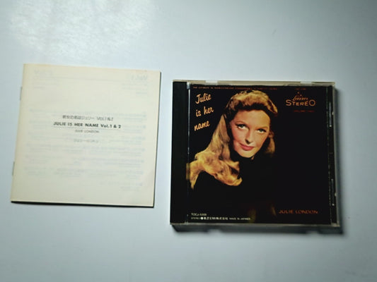 Julie London – Julie Is Her Name Vol.1 & 2 (CD, 1990) Japan TOCJ-5308
