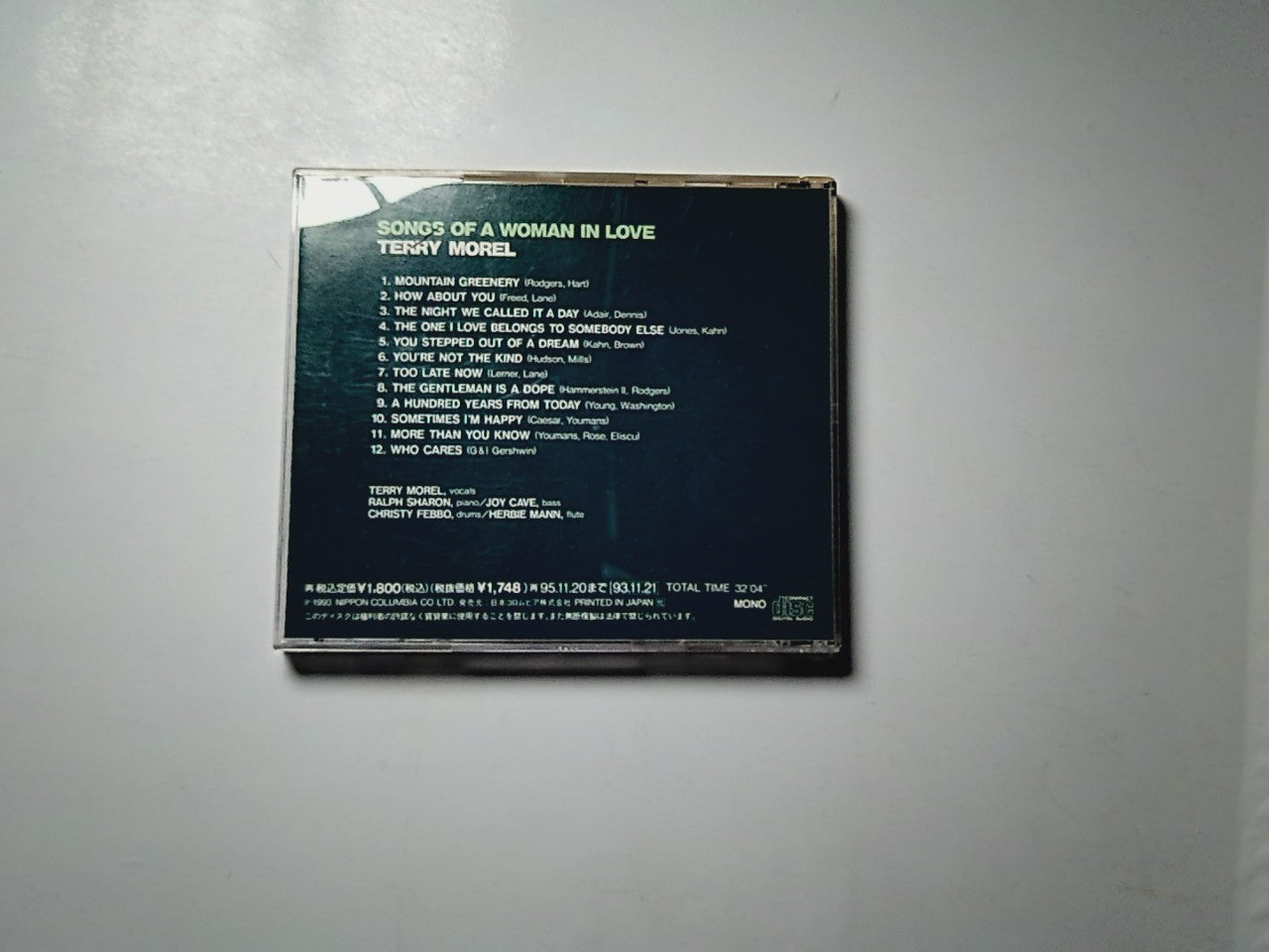 Terry Morel – Songs Of A Woman In Love (CD, 2007) Japan cocy-75737