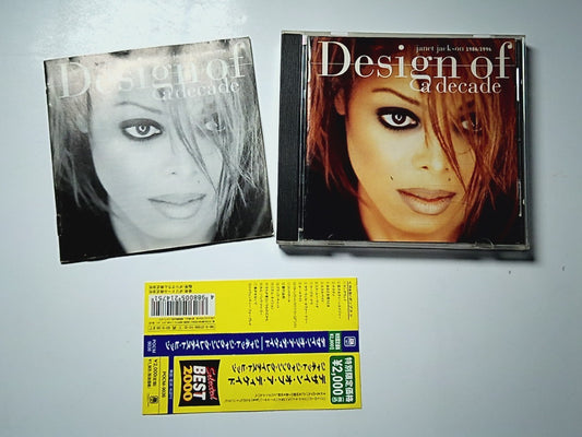 Janet Jackson – Design Of A Decade 1986 / 1996 (CD, 1998) Japan obi POCM 1036